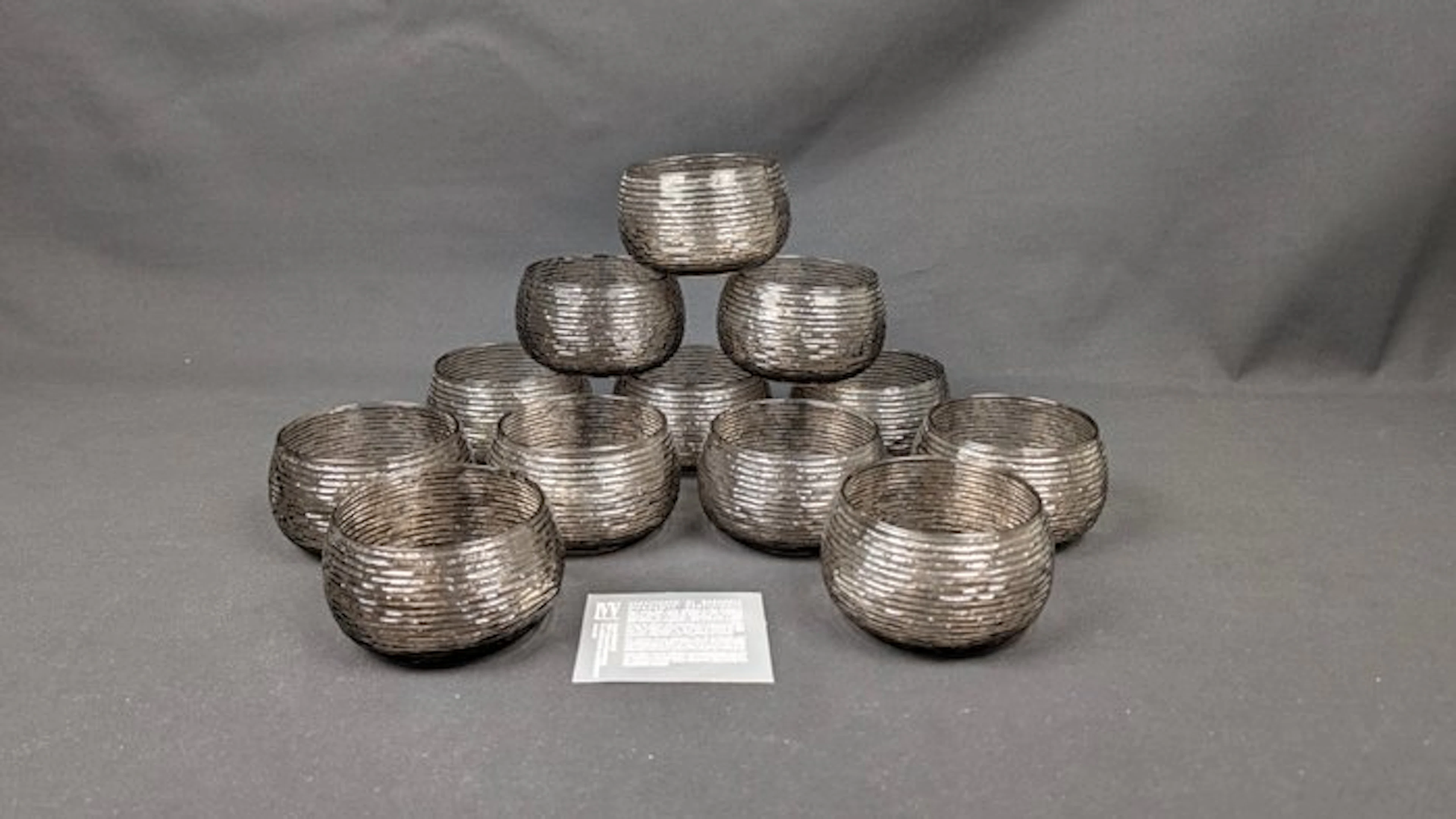 IVV - Set of bowls (12) - Glass - For 12 people