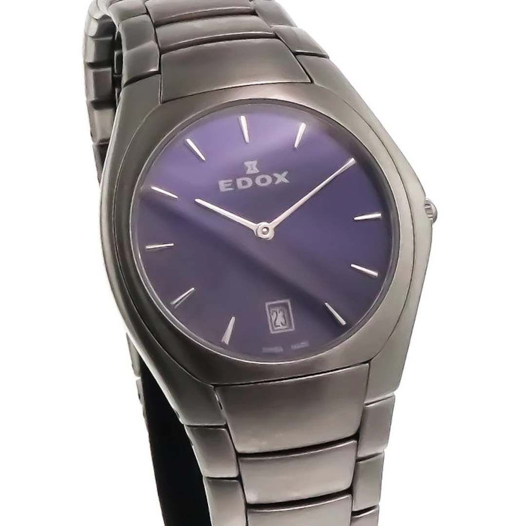 Edox - Swiss Made Quartz Watch - 82004-3B-BUIN - No...