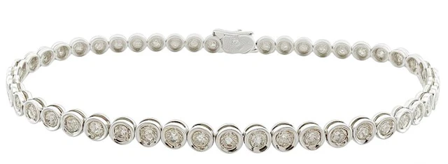 Bracelet - 18 kt. White gold Diamond (Natural)