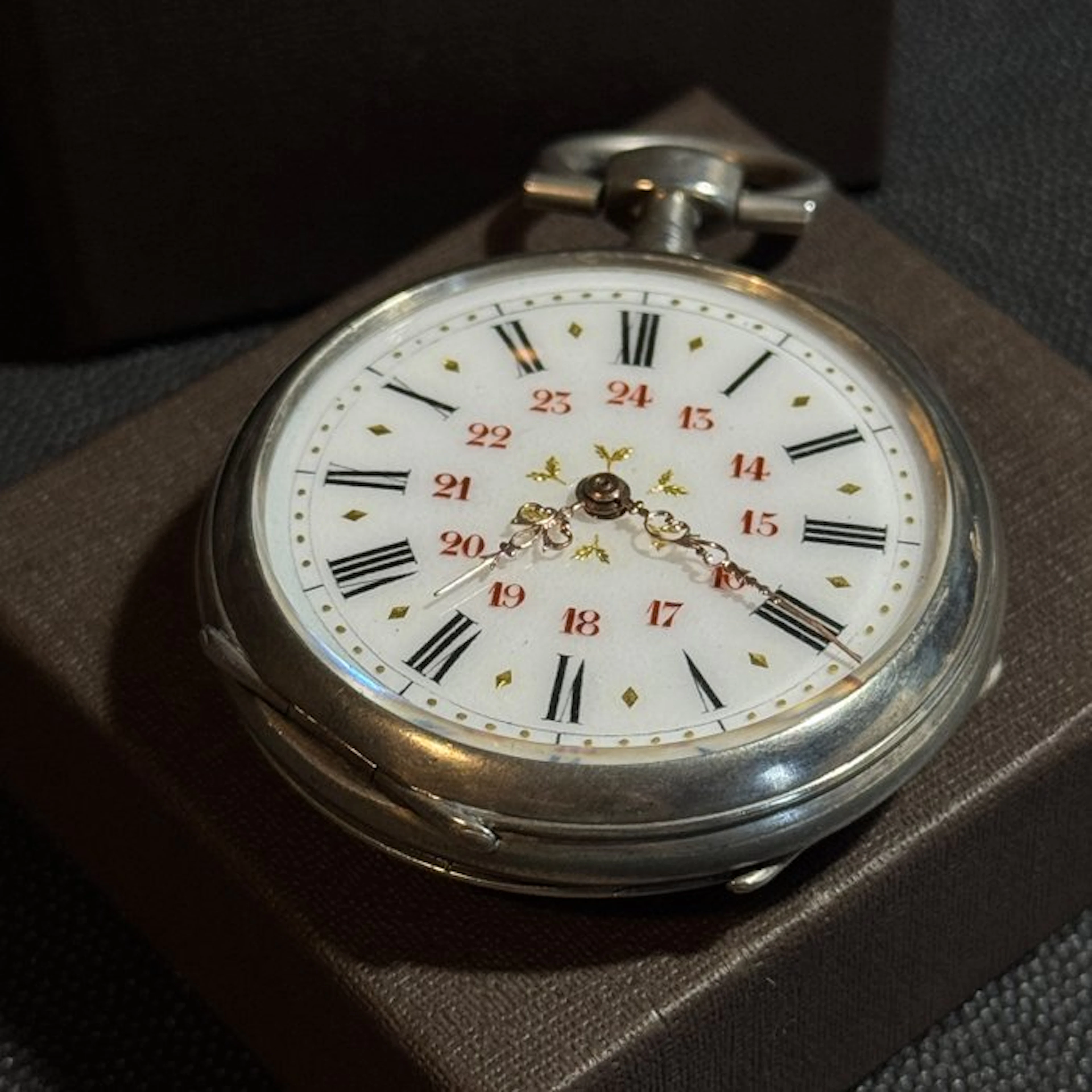 Antique French Silver Pocket Watch “Lebreton à Montfort-sur-Meu” - 1850-1900