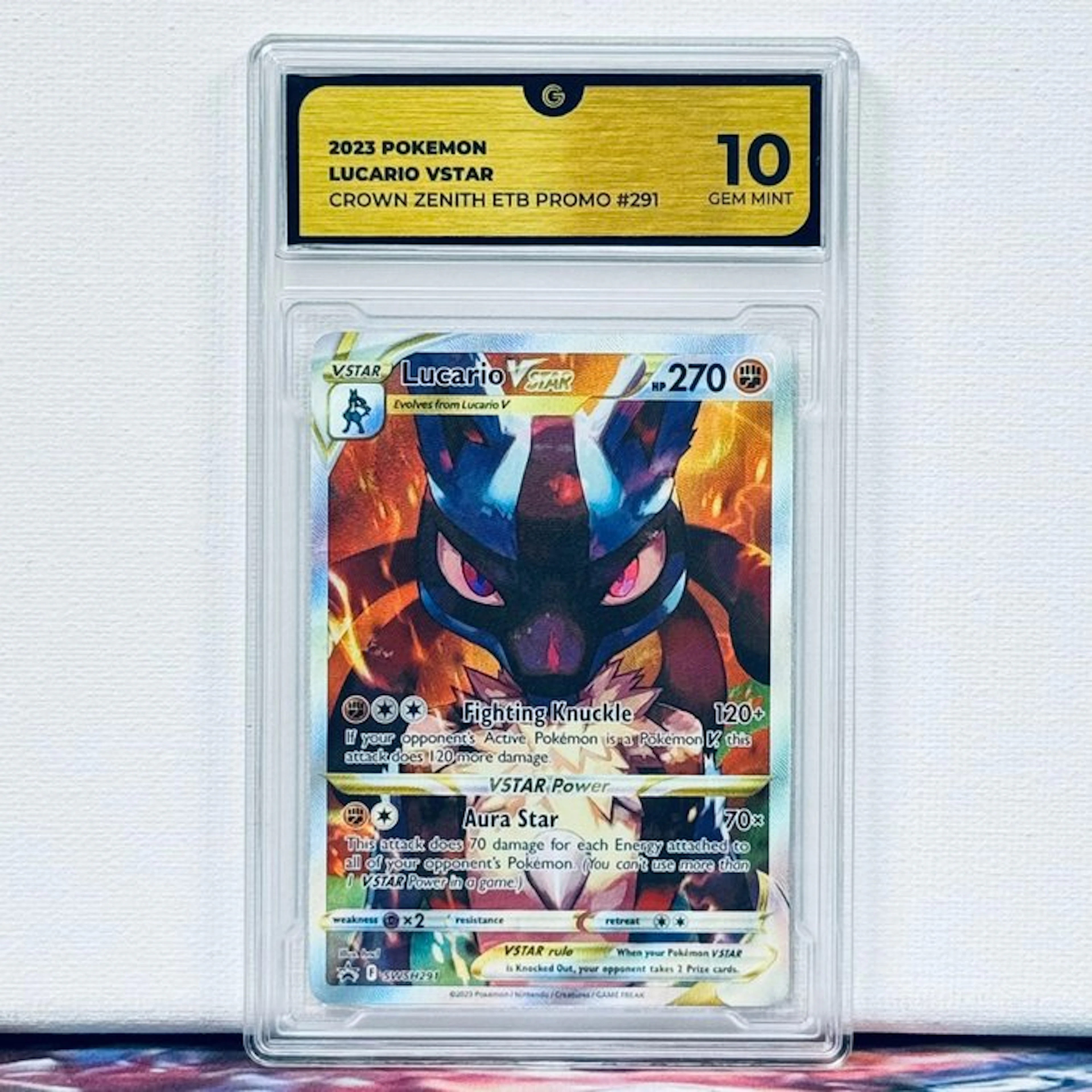 Pokémon Graded card - Lucario VSTAR #291 2023 Pokemon...