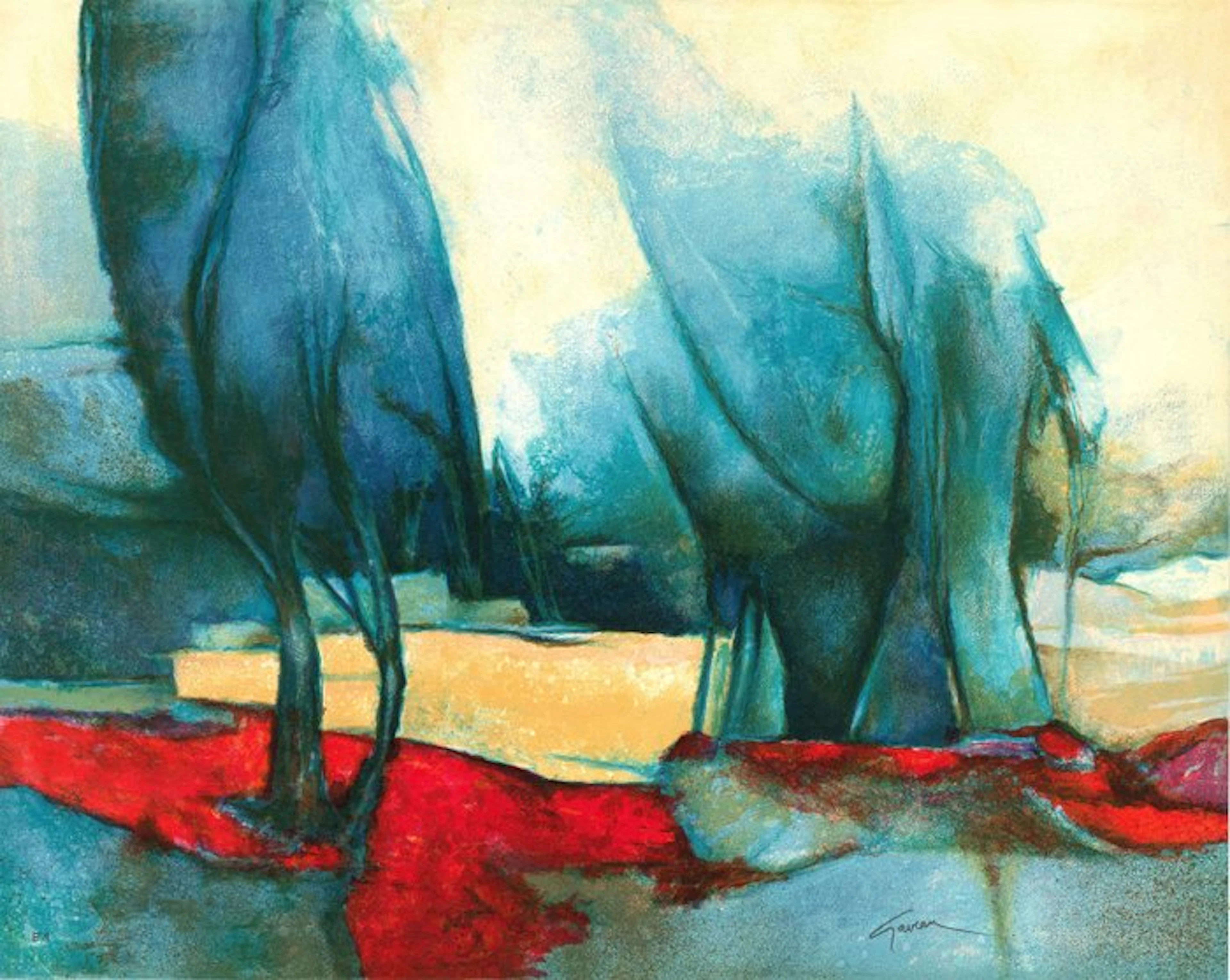 Claude Gaveau (1940) - Le sous-bois