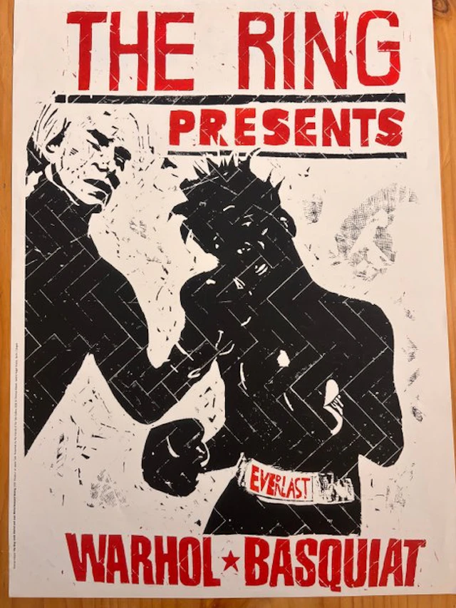 Thomas Kilpper - The Ring Present Warhol vs Basquiat / licensed print -
