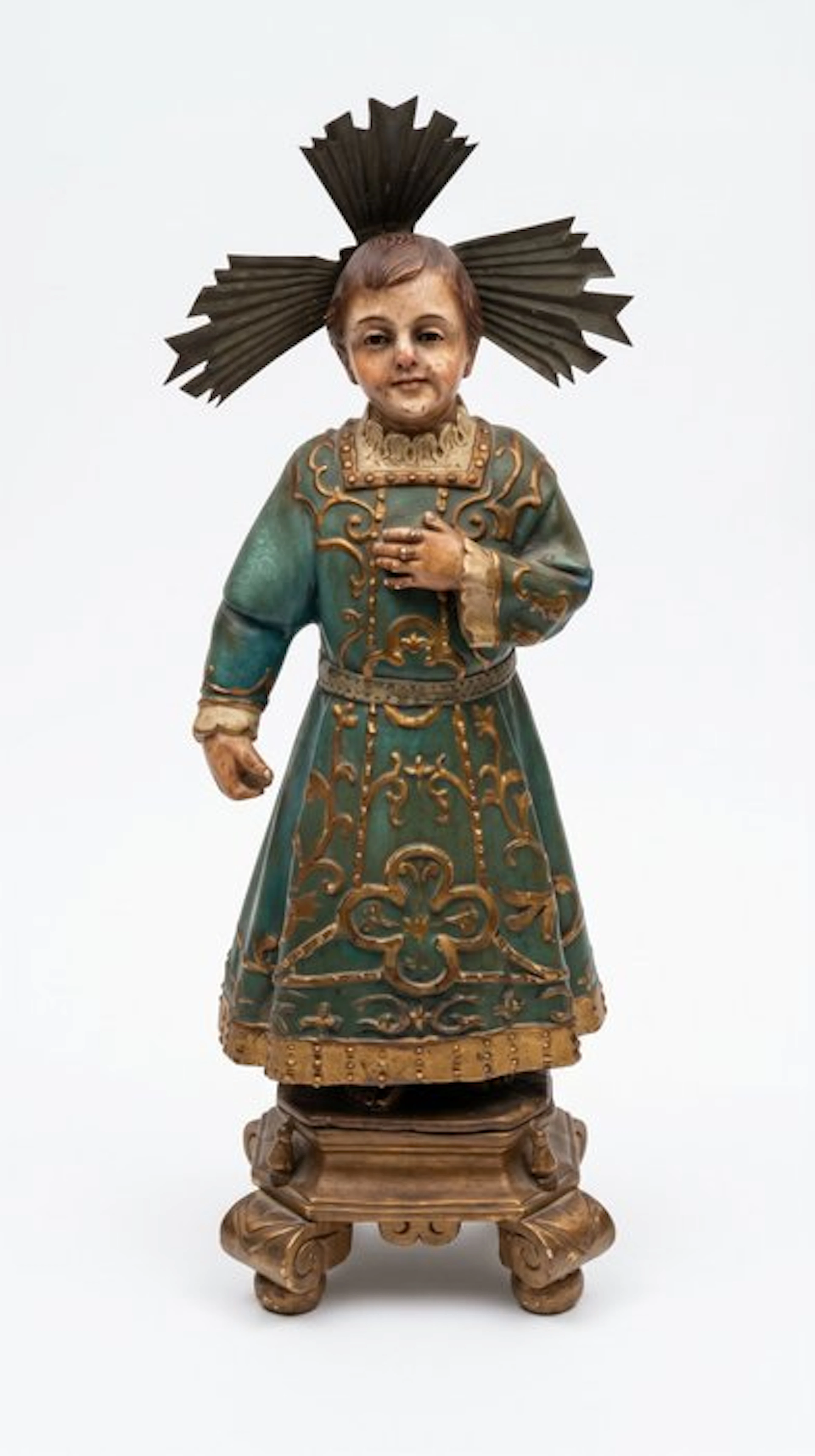 Child Jesus of Olot - Antique - Wood, Plaster - 1930-1940 - The Holy Christ