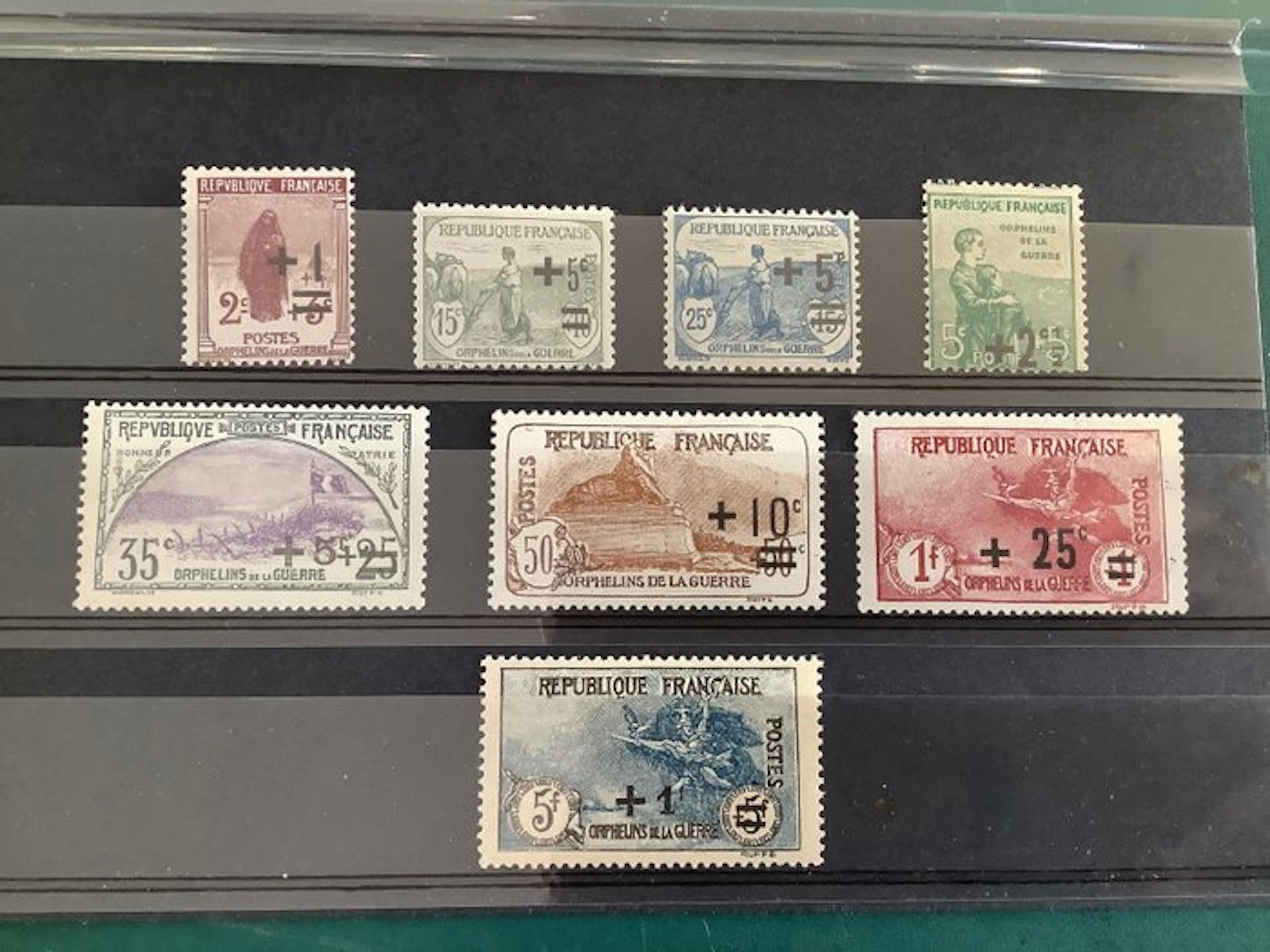 France 1922 - War Orphans: second series - MNH - Yvert 162/169