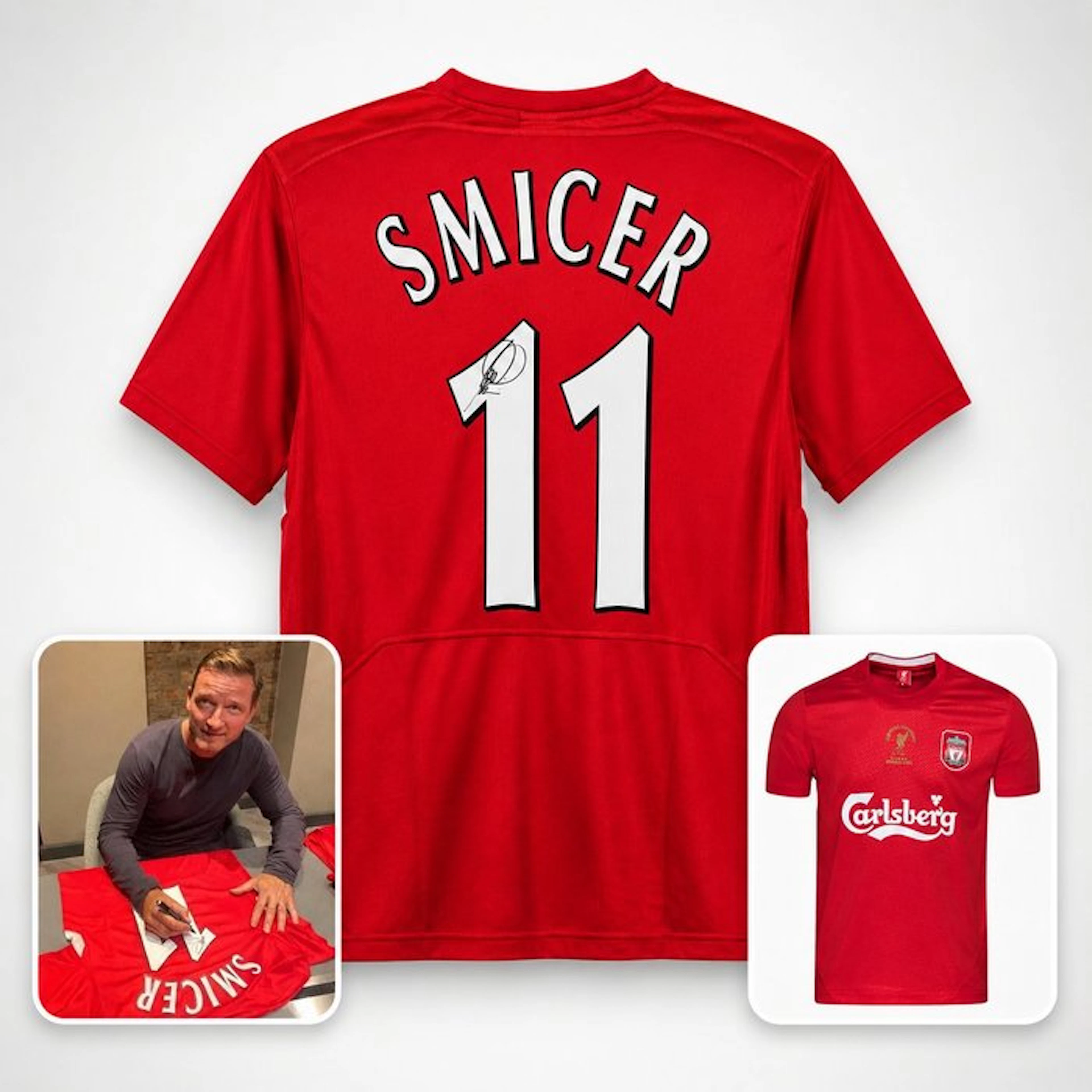 Liverpool - Premier League - Vladimir Smicer - Football jersey