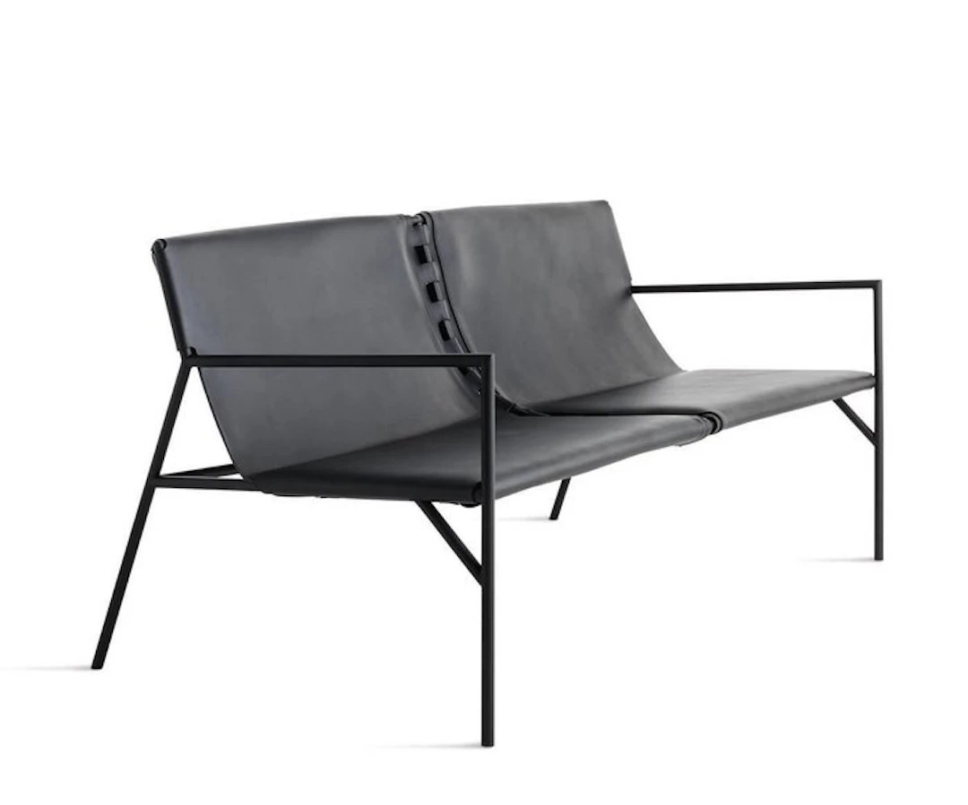 Sofa (2) - two-seater sofa - Leather - HORM - Marc Thorpe