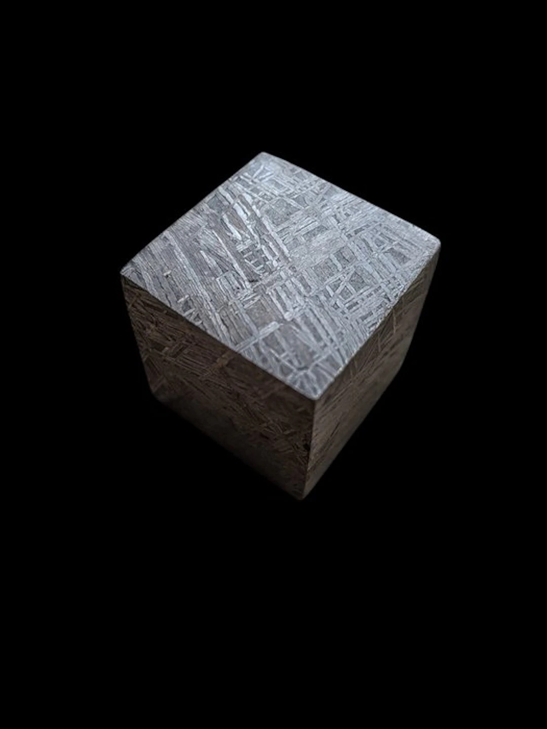 Muonionalusta meteorite HQ Swedish Cube - Height: 2 cm - Width: 2 cm - 66 g