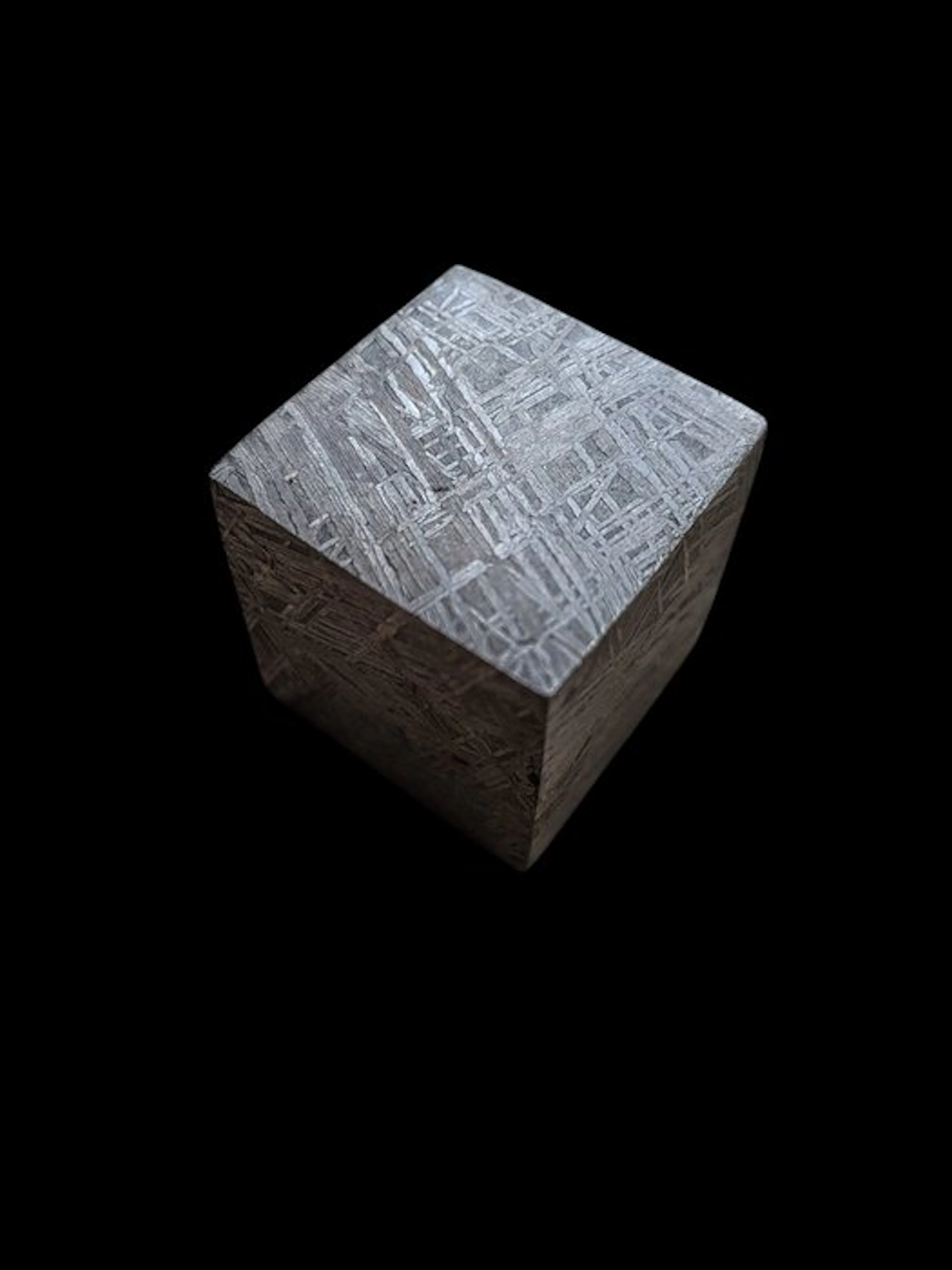 Muonionalusta meteorite HQ Swedish Cube - Height: 2 cm - Width: 2 cm - 66 g
