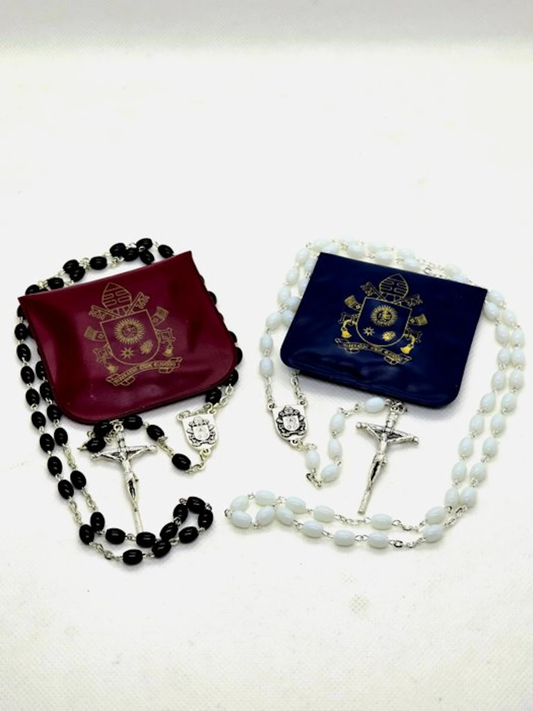 Rosary - Pope Francis - a pair of rosaries donated and blessed personally