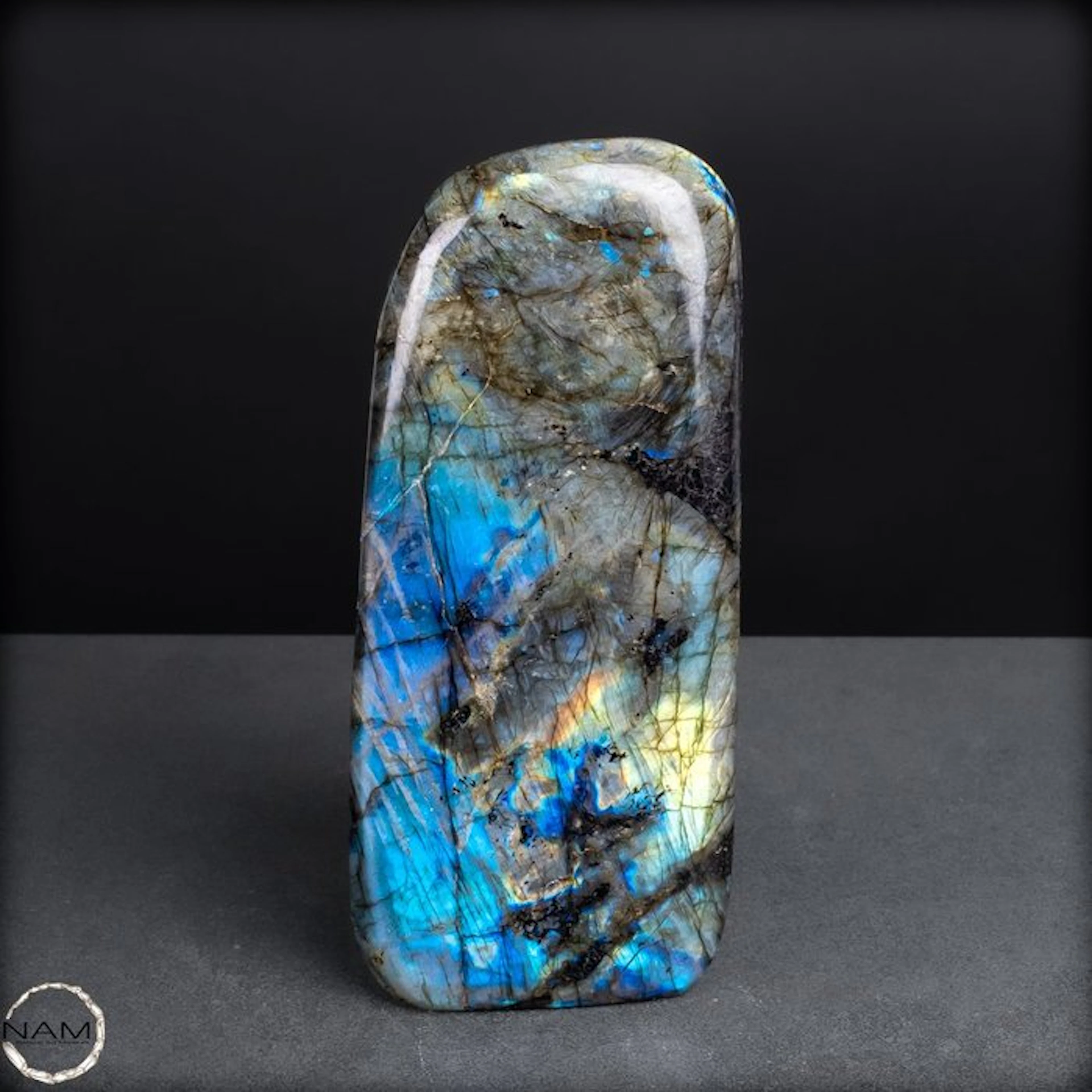 Natural labradorite freeform from Madagascar –...