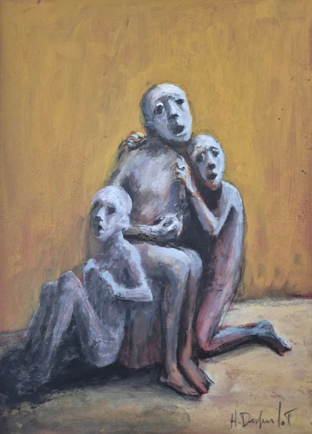 Hubert Duprilot - 2026 acrylique sur papier (21x29,7cm)