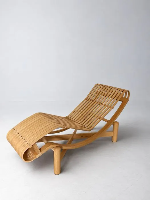 Cassina - Charlotte Perriand - Chaise longue - Wood - Tokyo Chaise Longue