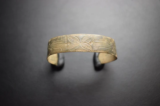 Byzantine Bronze Byzantine Bronze Bracelet with Elaborate...