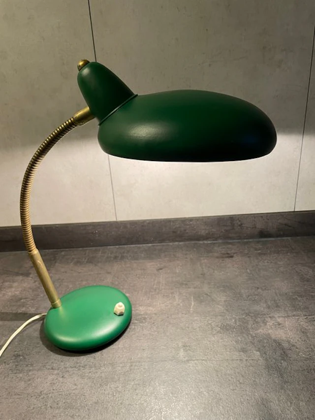 Lamp - Metal - Mid-Century “UFO” lamp.