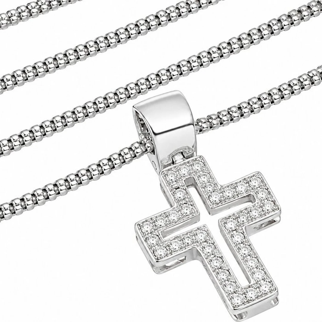 Necklace with pendant - 18 kt