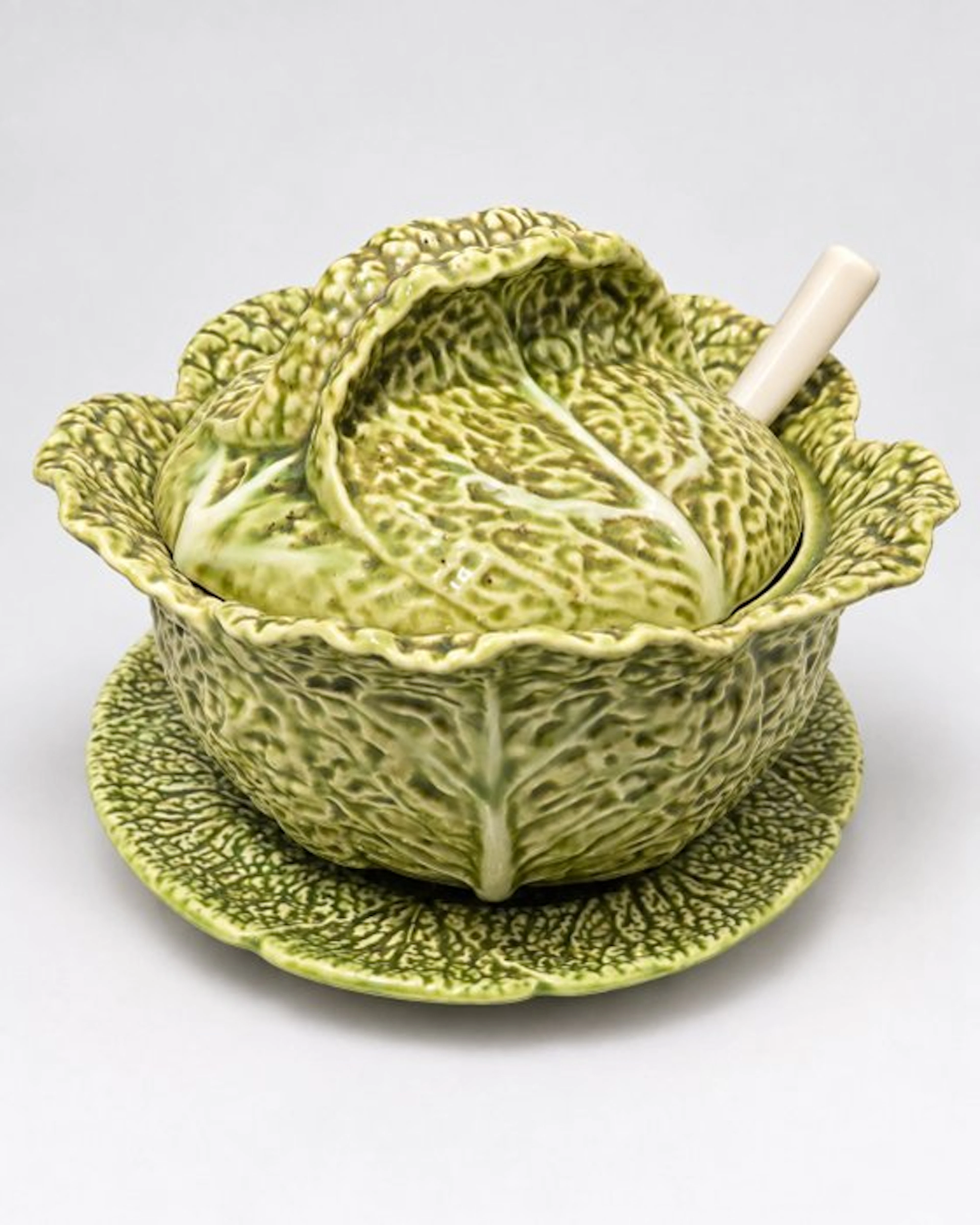 Tureen - Earthenware - Large 'chou' slipsoepterrine