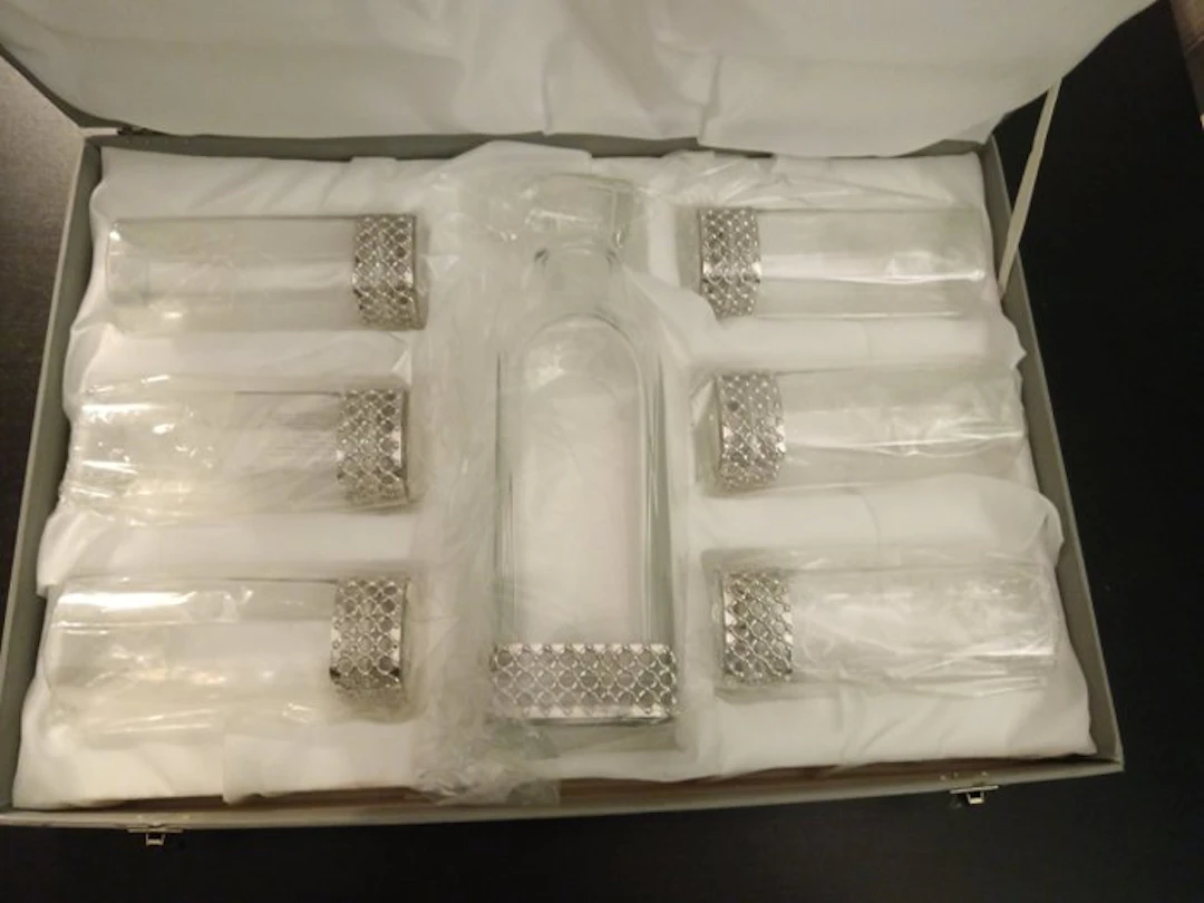 Drinking set for 6 (7) - .925 silver