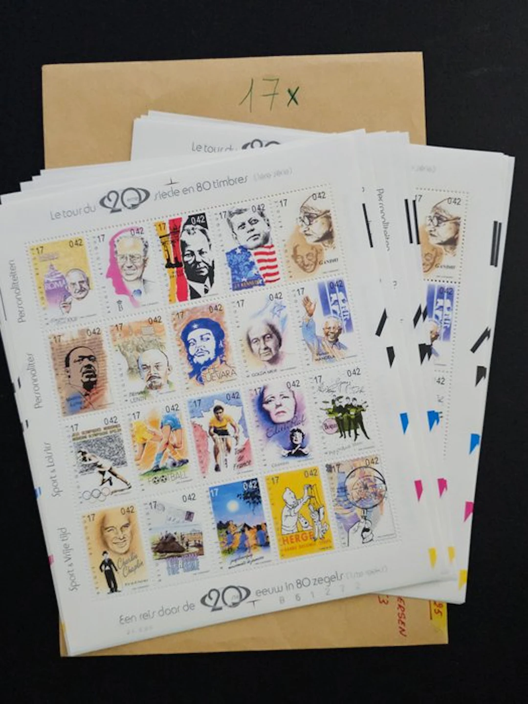 Belgium 2003 - Batch of stamps in euros! including 17x...