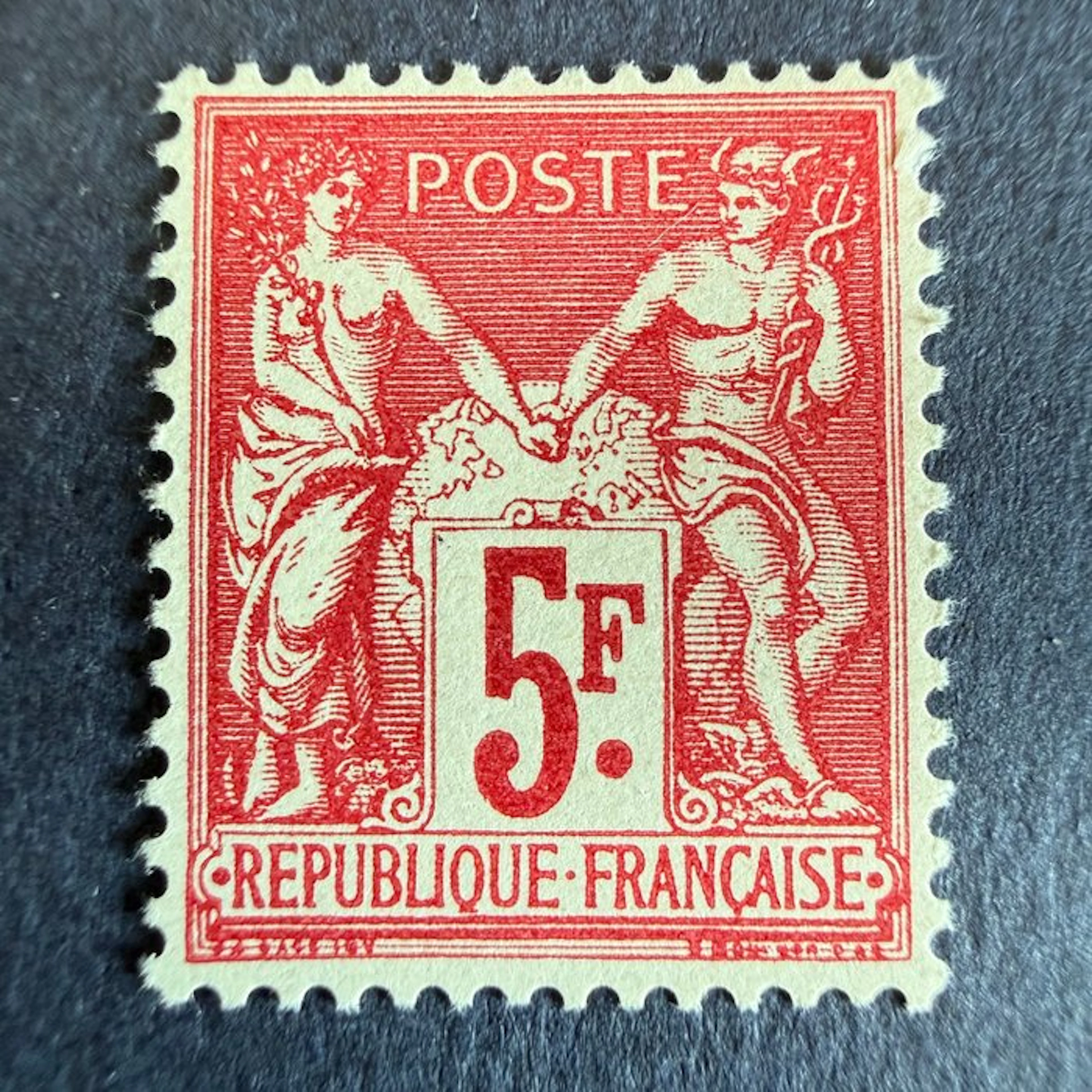 France - Yvert 216 "Exposition Paris Sage 5fr" mint * with hinge. Very good.