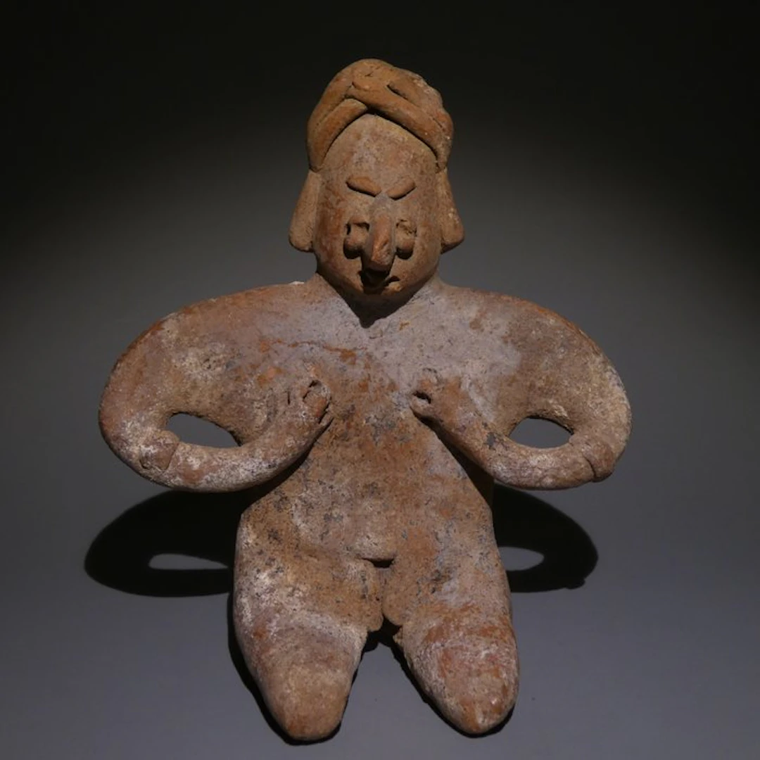 Colima, West Coast Mexico Terracotta Seated figure
