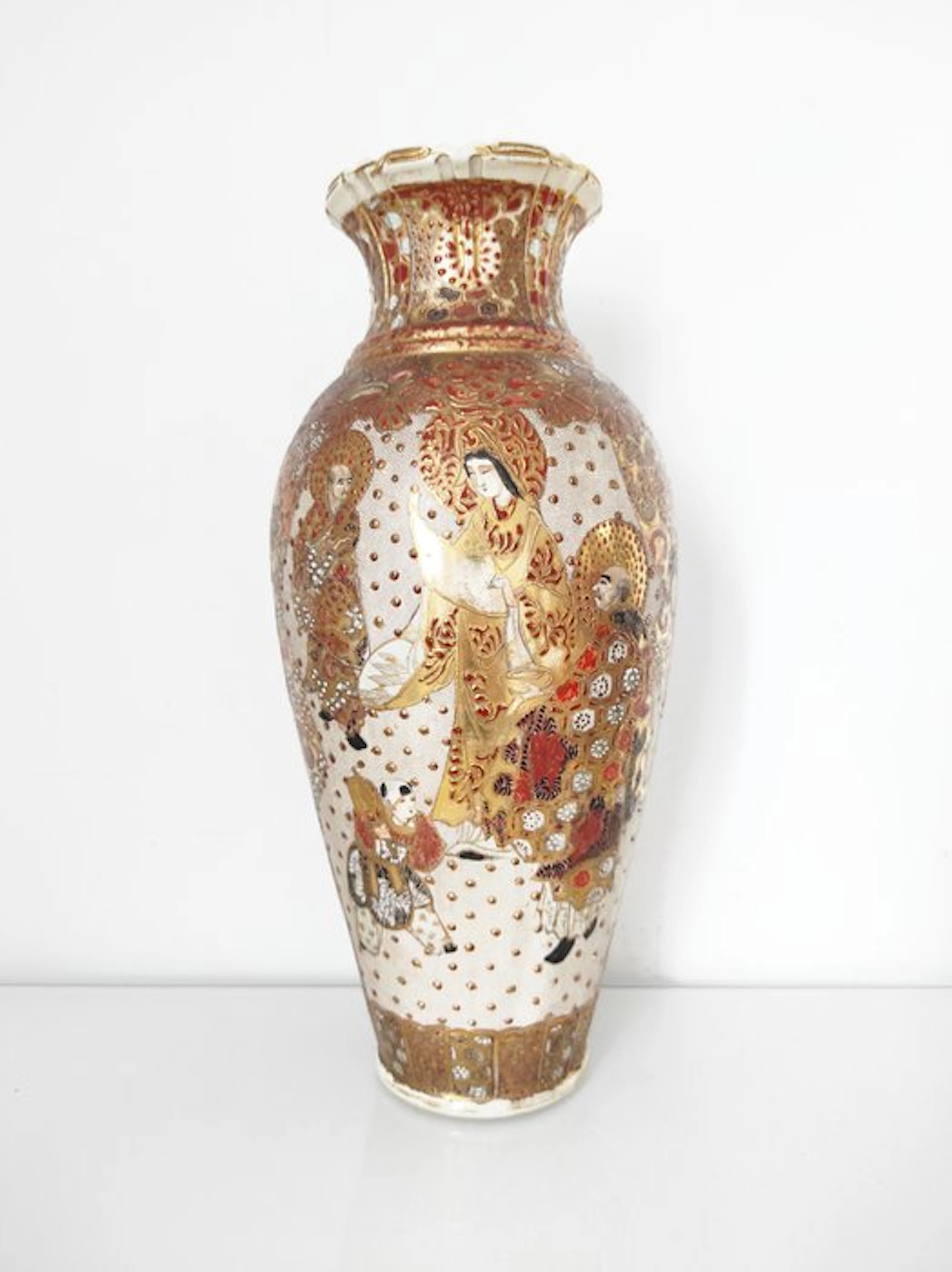 Vase - Porcelain - Japan - Satsuma - 38 cm (No reserve price)