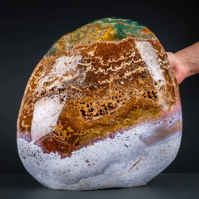 Ocean Jasper freeform – a natural work of art with...
