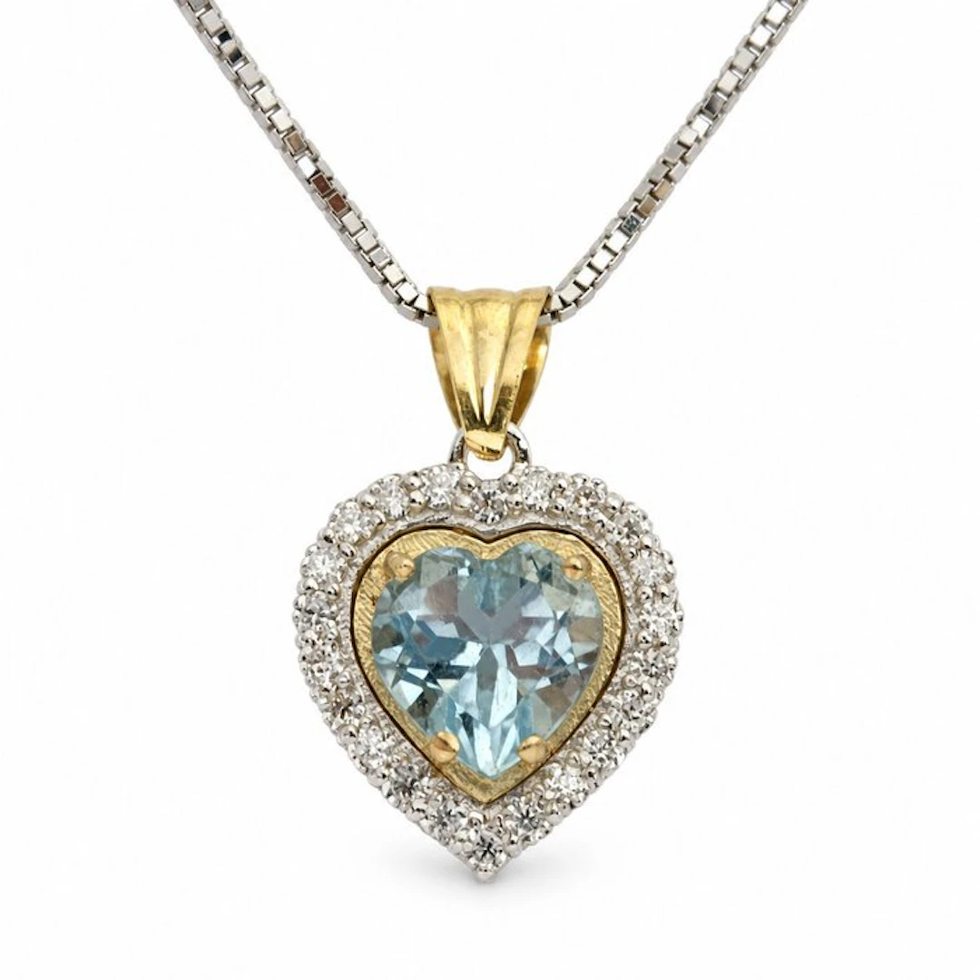 No reserve price - Necklace with pendant - 18 kt