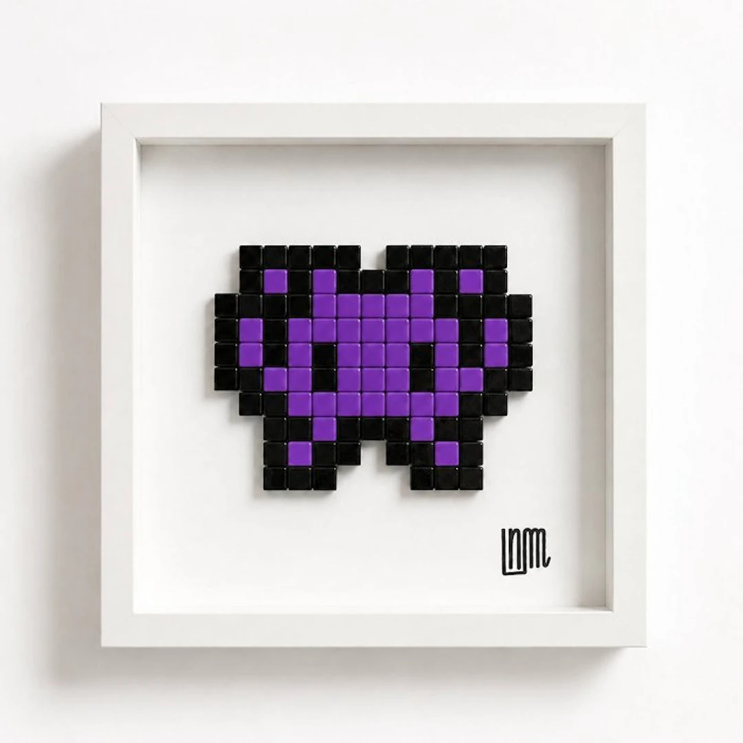 nLm - Space Monster Emoji • Mosaic • #1/50