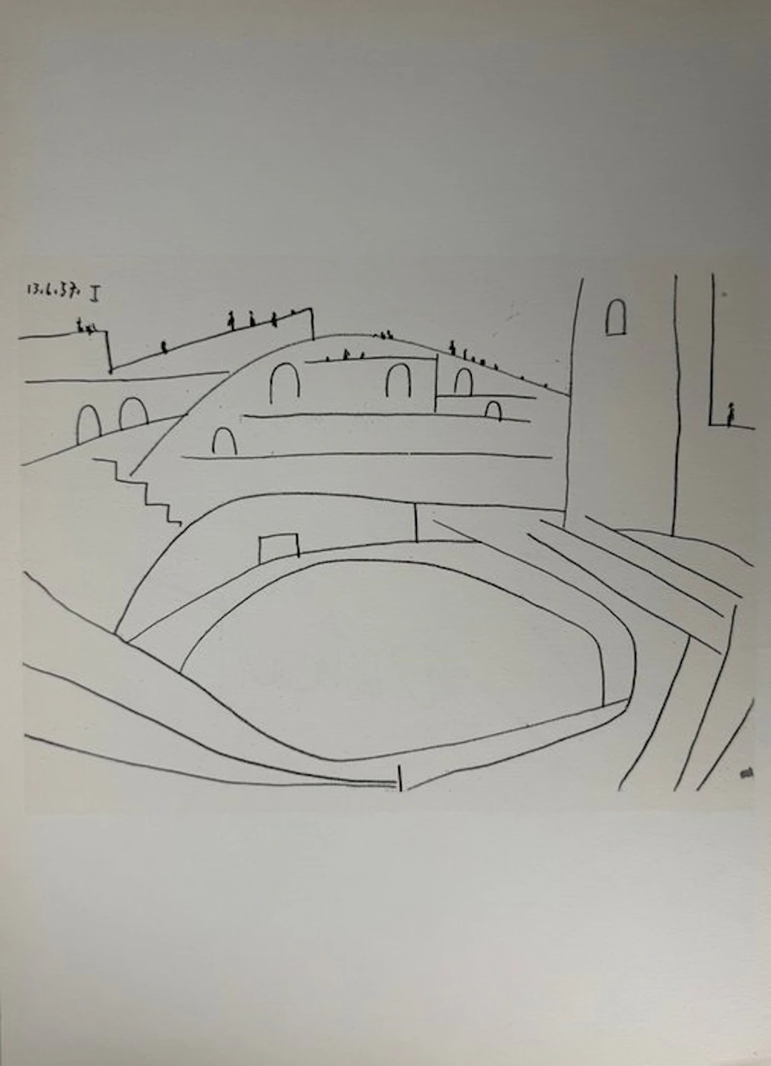Pablo Picasso (1881-1973) - L'arène
