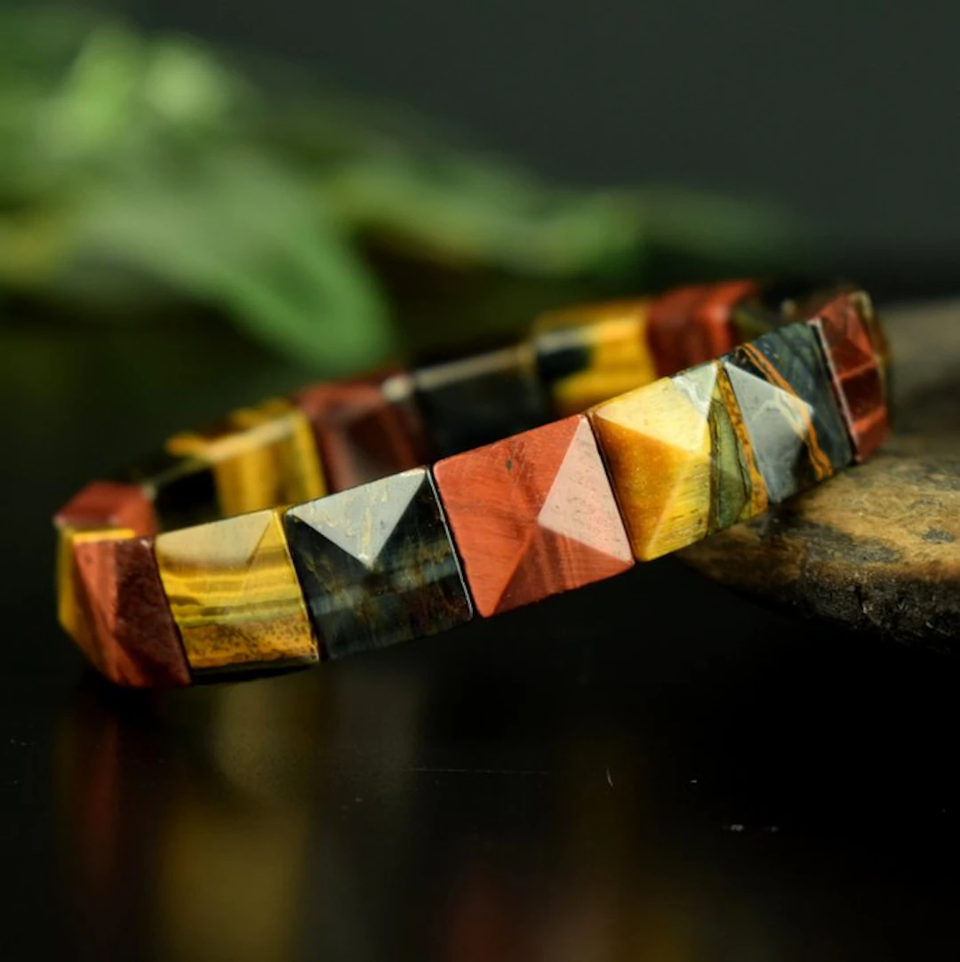 Natural Multicolored Tiger's Eye - Top quality - Hawk's...
