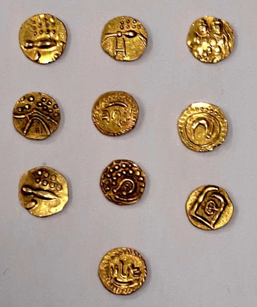 India. Fanam vari anni, 10 x