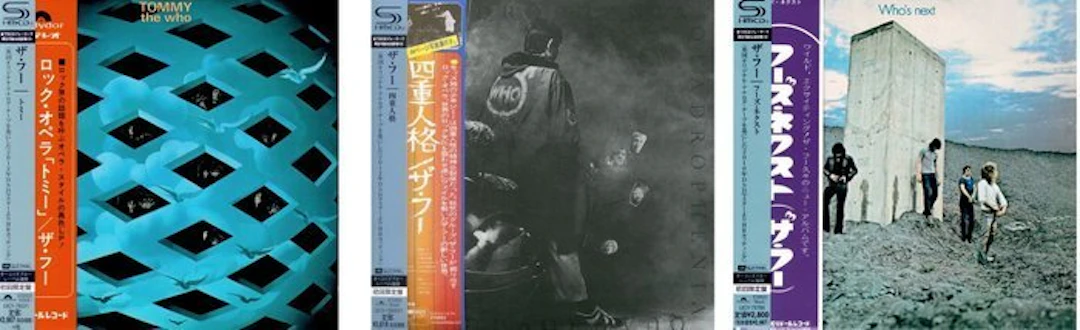 The Who (Pete Townshend) 3 CD Lot " Tommy " - " Who's...