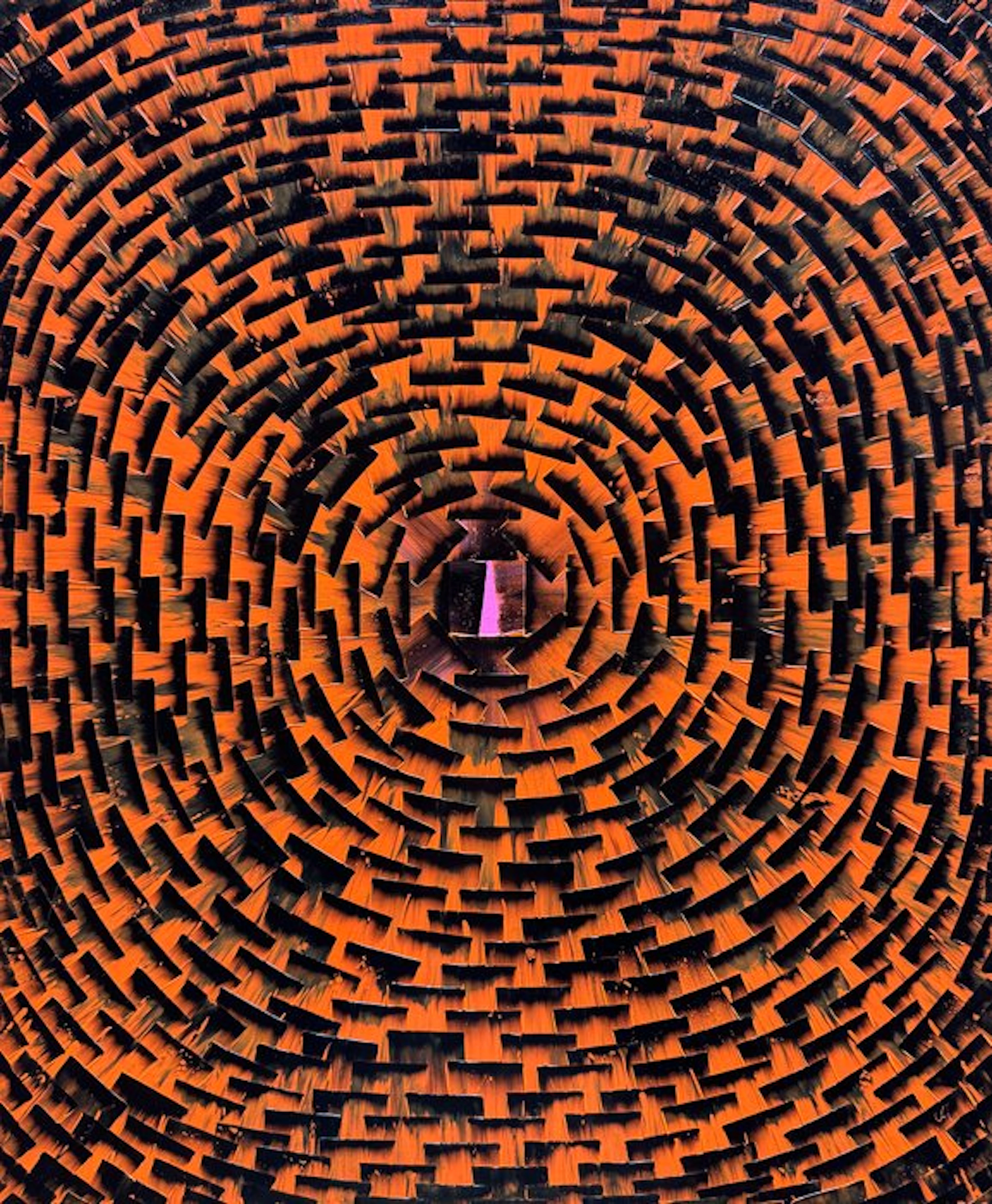 Aykaz Arzumanyan - Rose - 1104 - Abstraction géométrique