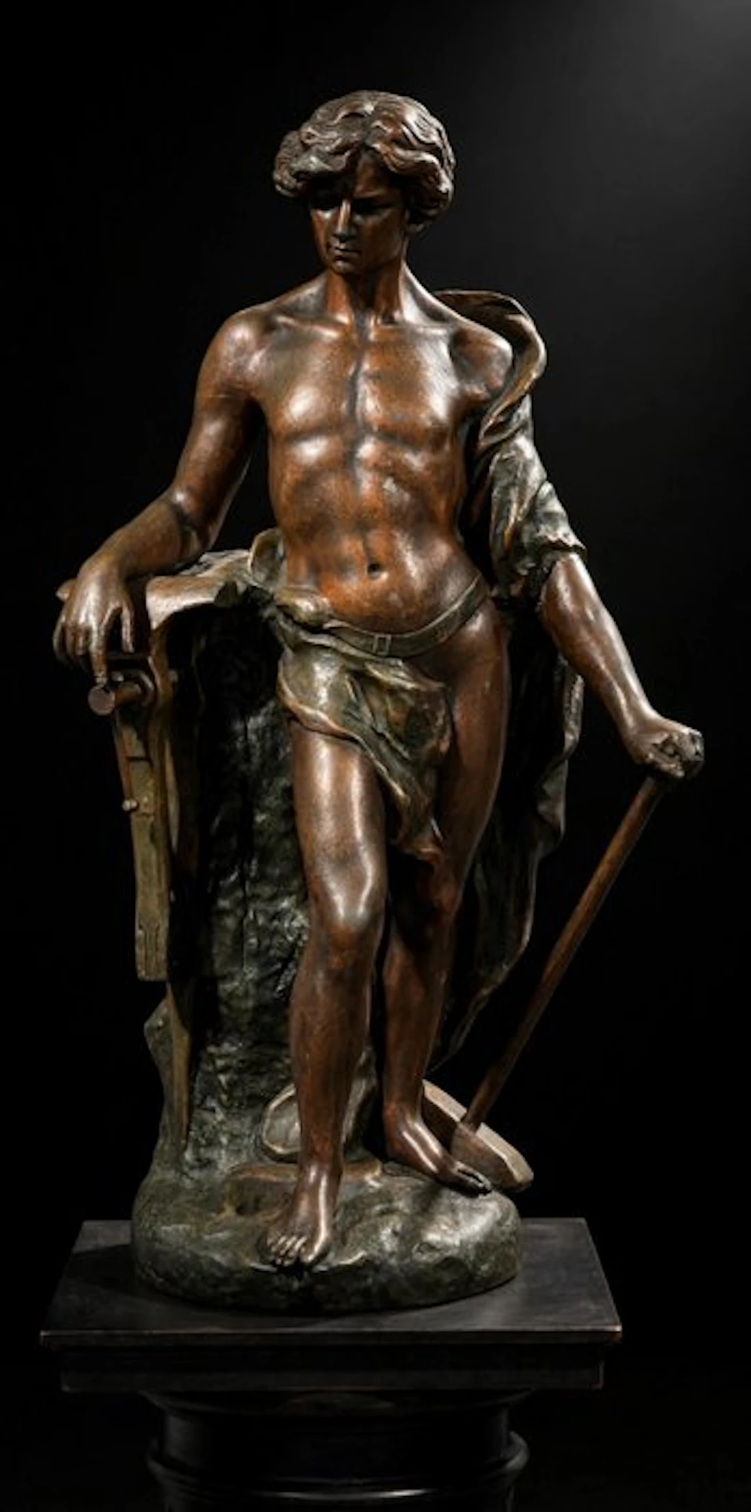 Sculpture, Statua bronzo - 41 cm - Gilt bronze - 1900