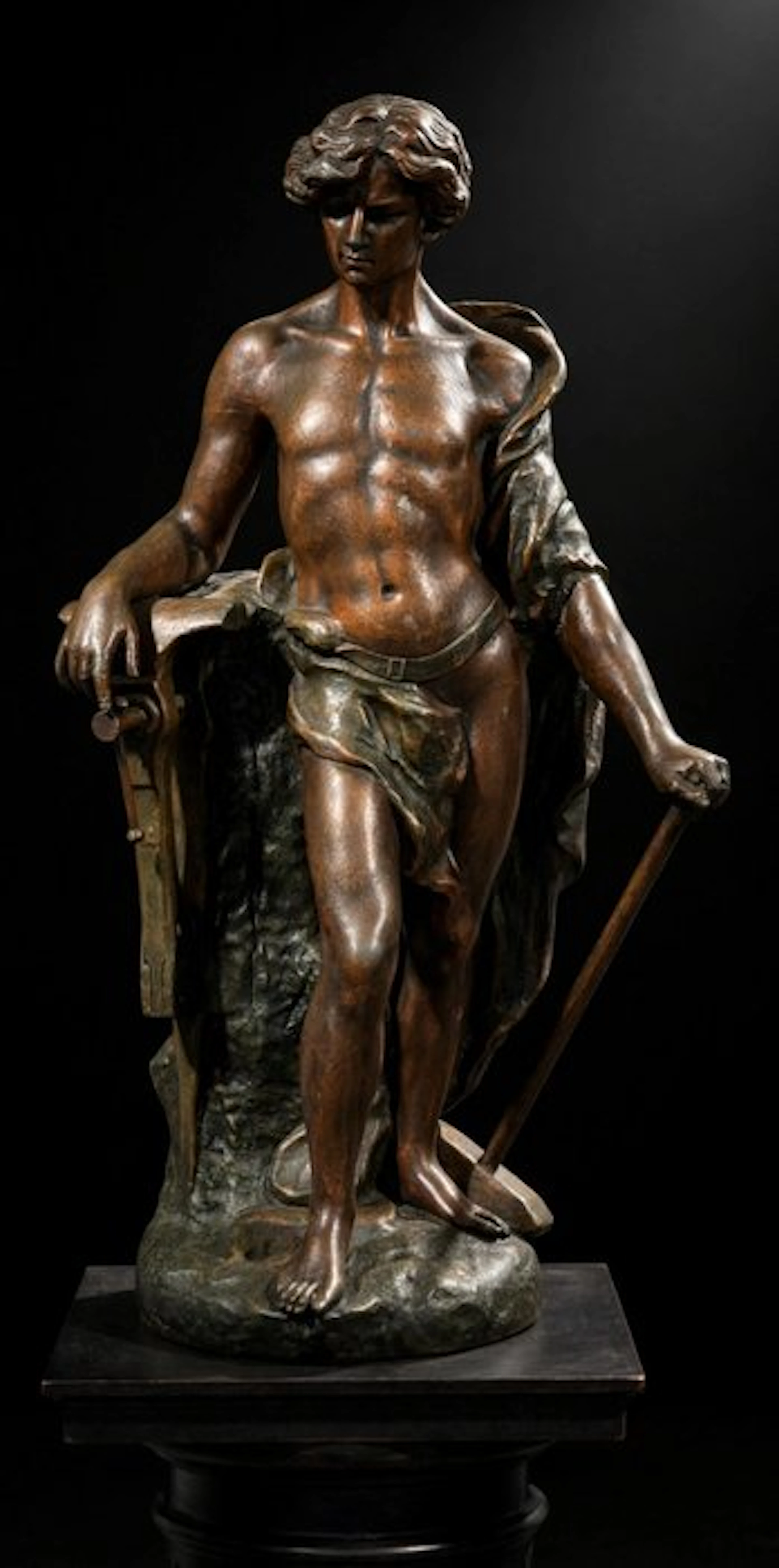 Sculpture, Statua bronzo - 41 cm - Gilt bronze - 1900