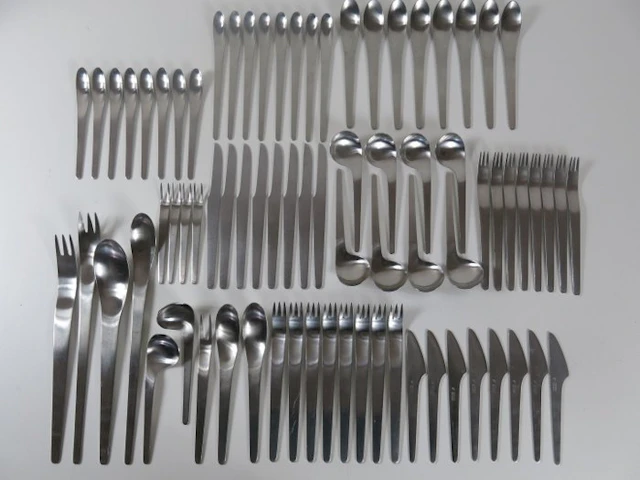 A. Michelsen - Arne Jacobsen - Cutlery set - RVS - Early edition