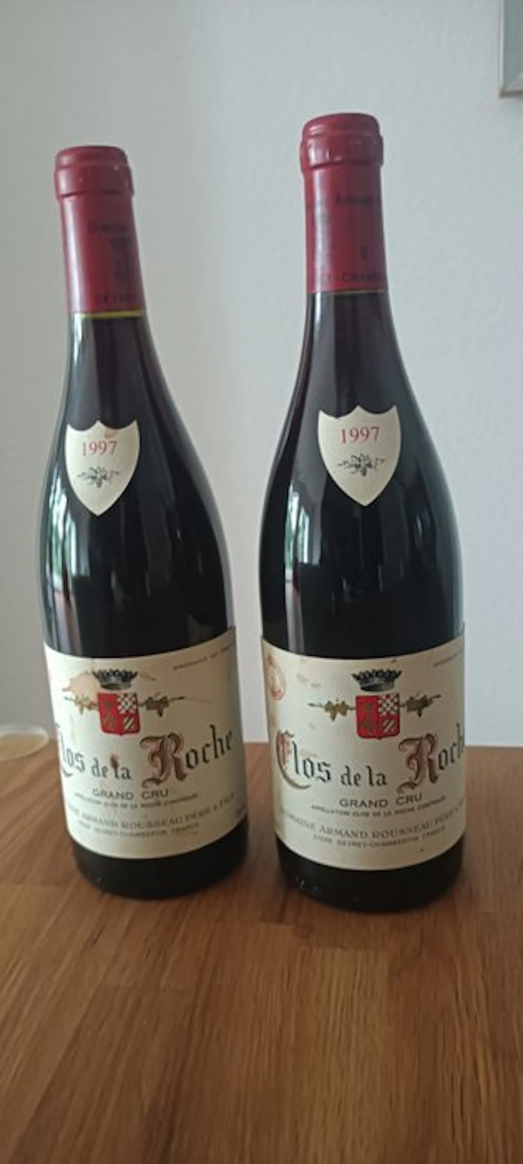 1997 Domaine Armand Rousseau, - Clos de la Roche Grand Cru - 2 Bottles (0.75L)