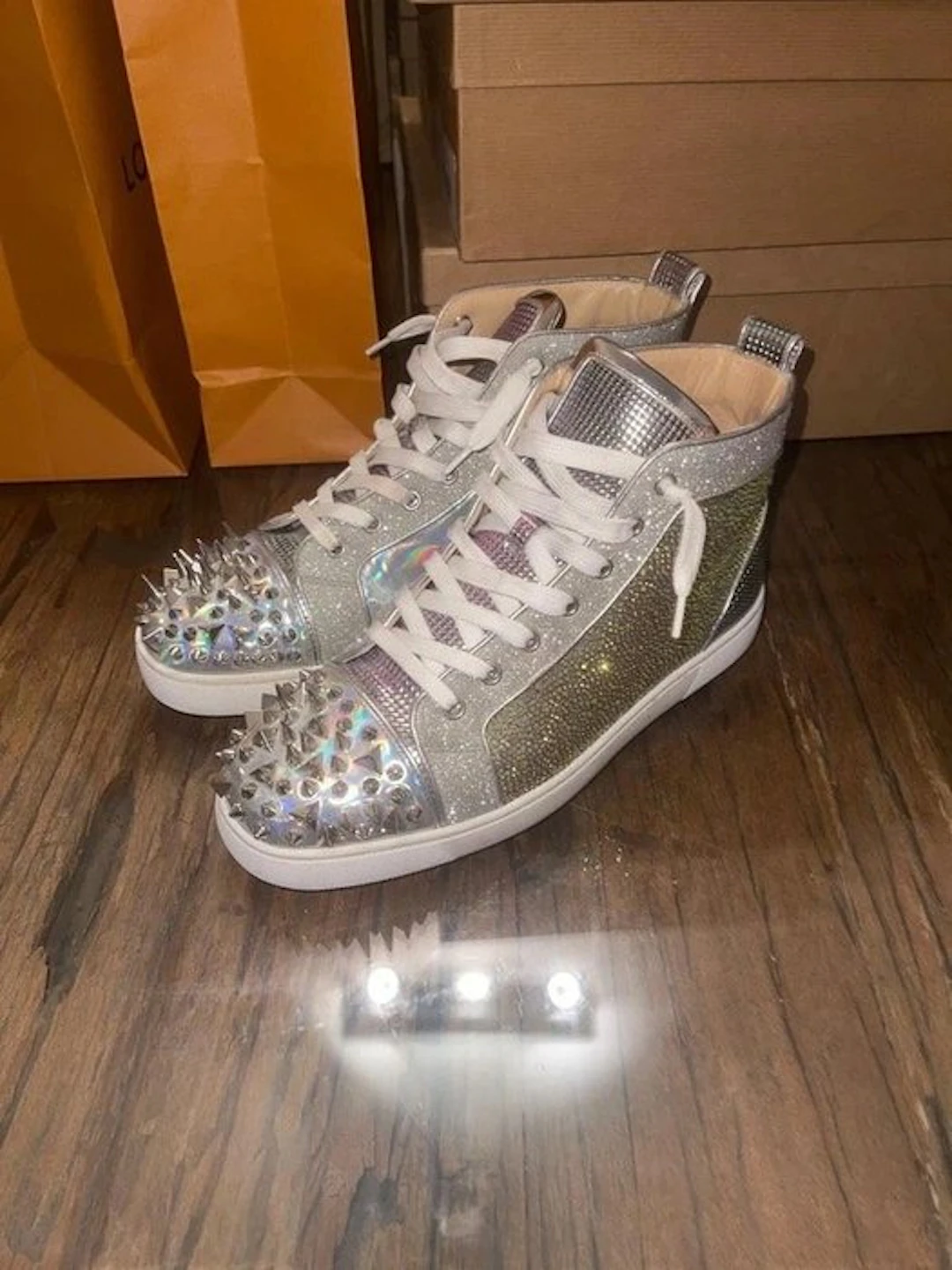 Christian Louboutin - Louis Junior Spikes - High-top trainers - Size: EU 42