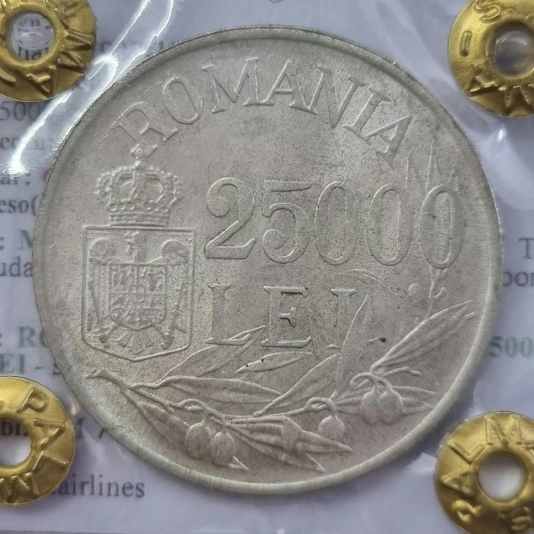 Romania. Mihai I. 25000 Lei 1946 (No reserve price)