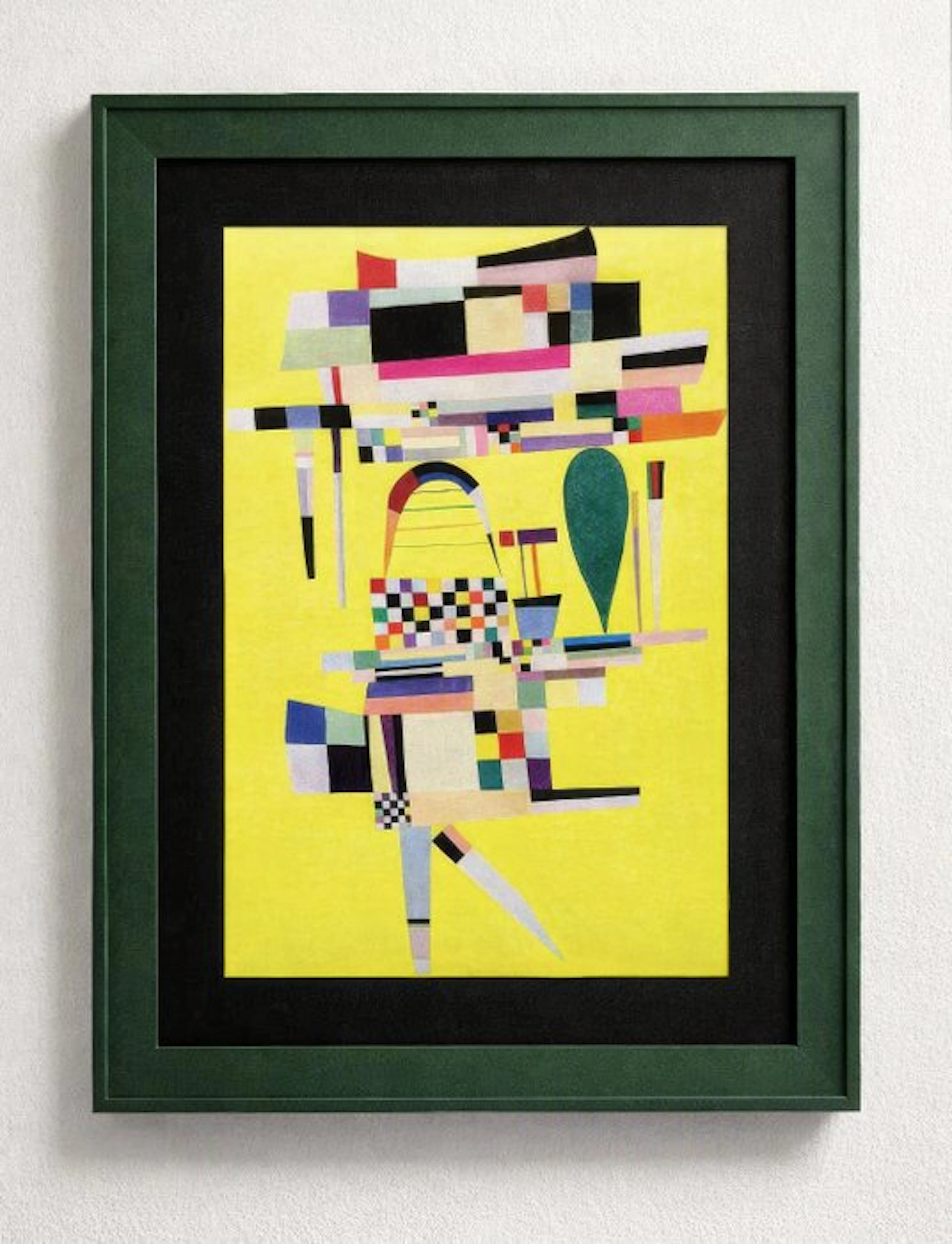 Wassily Kandinsky (1866-1944) (after) - "Yellow Painting, 1938"
