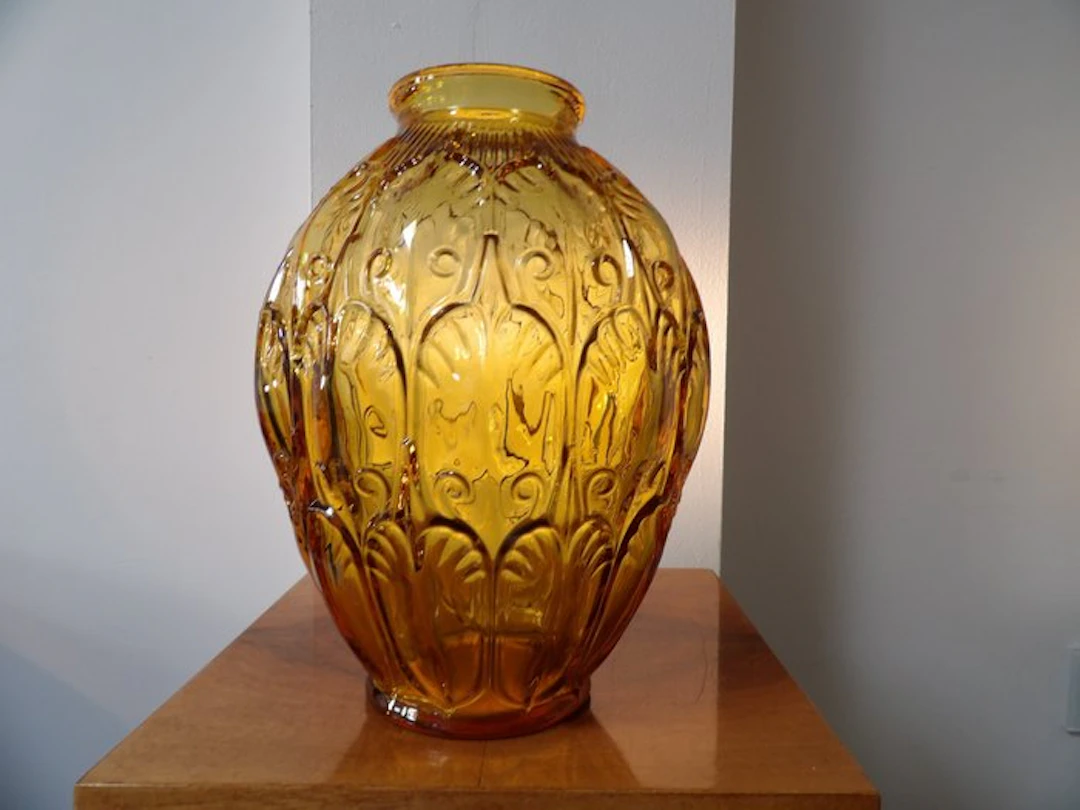 Val Saint Lambert - Charles Graffart - Vase - Girofla - Glass