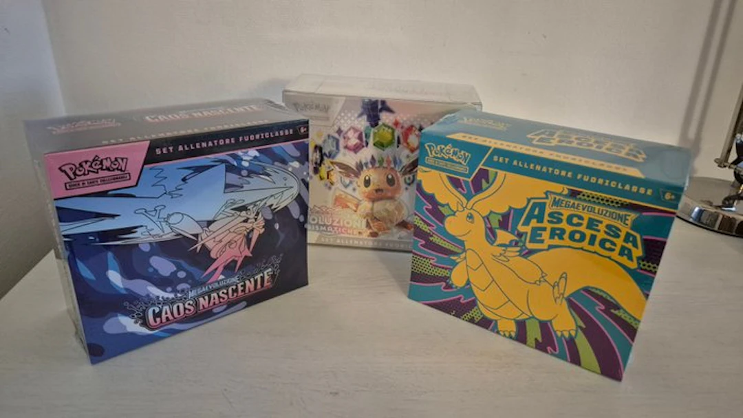 Pokémon - 3 Sealed box - Various sets
