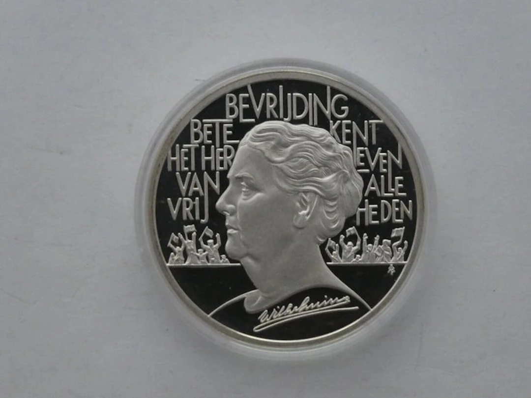 Netherlands. 1995 Wilhelmina 25g (.925) Silber (No reserve price)