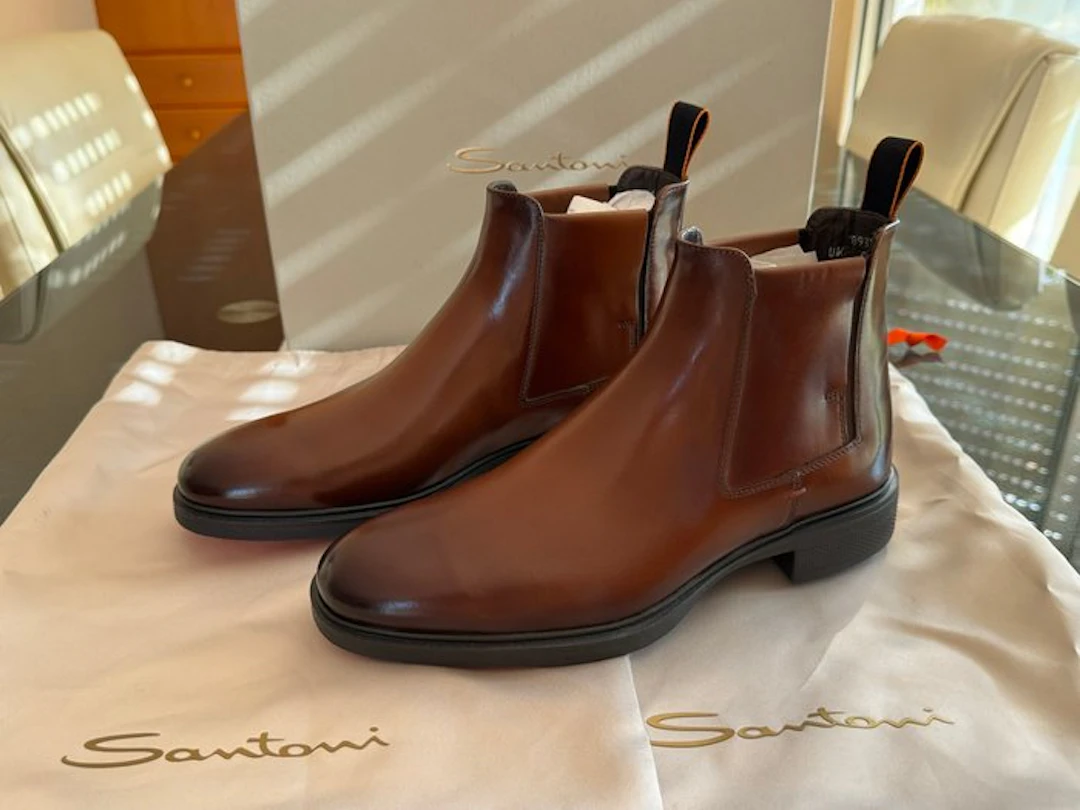 Santoni - Chelsea boots - Size: EU 39 - New in box