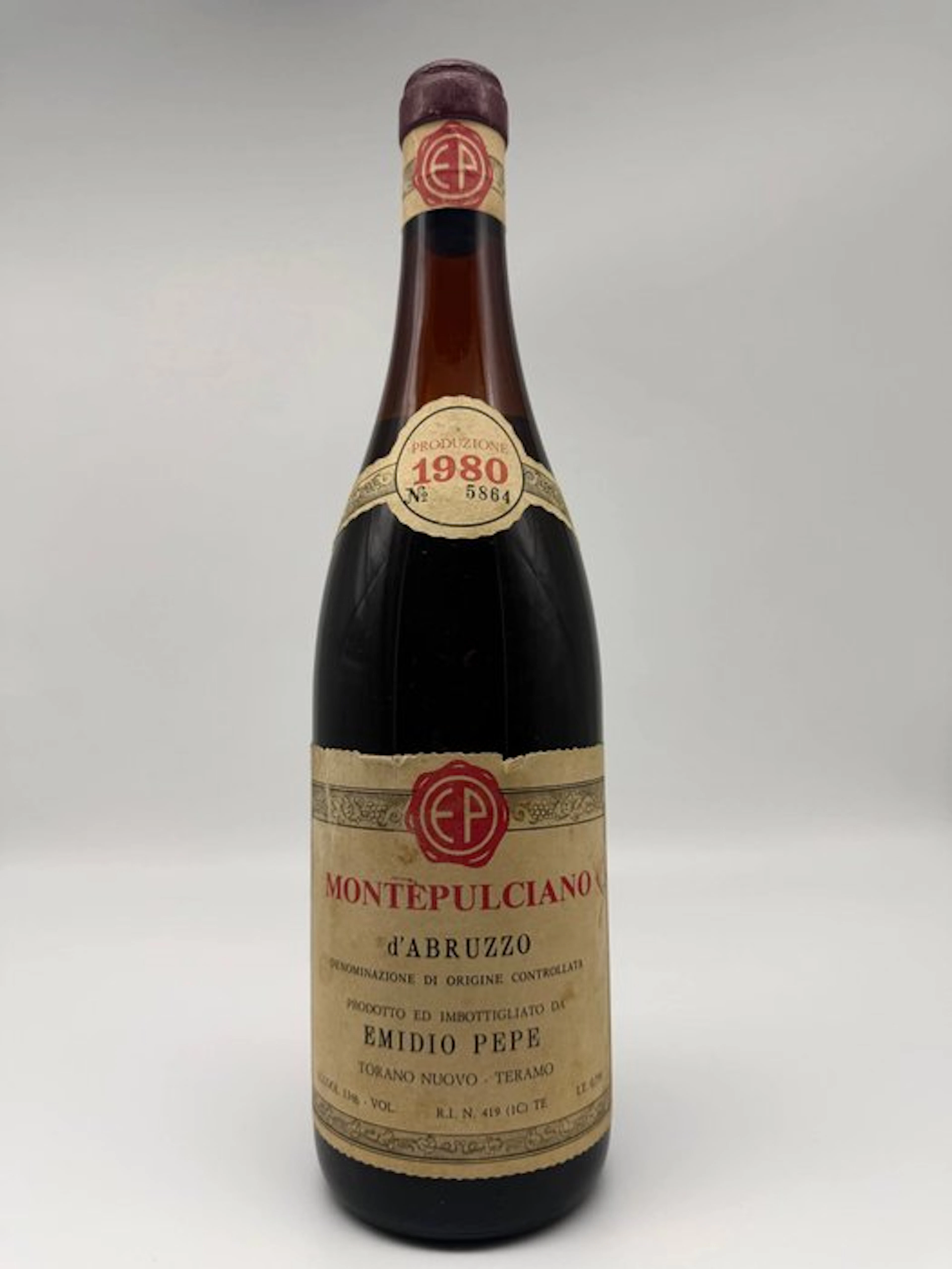 1980 Emidio Pepe, Montepulciano d'Abruzzo - Abruzzo - 1 Bottles (0.75L)