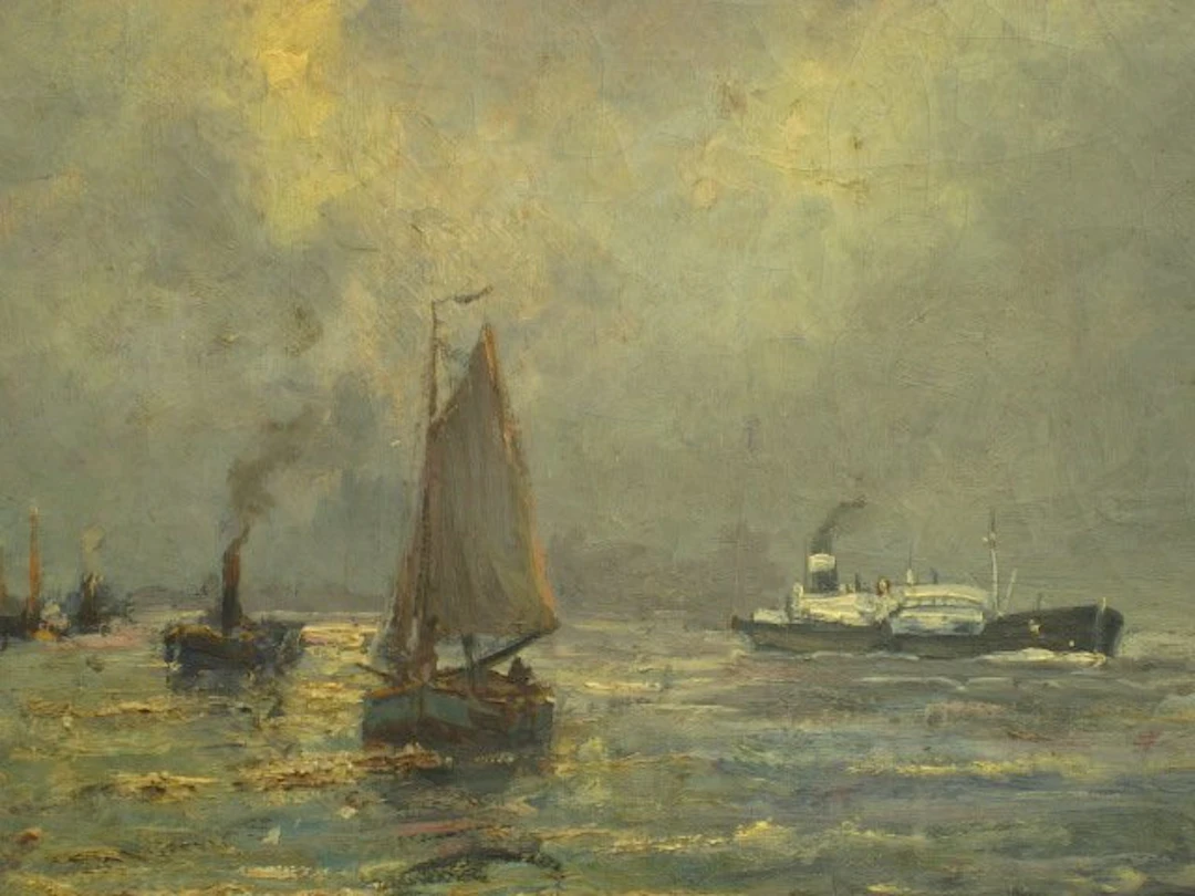 Jurrien Marinus Beek (1879-1965) - Havengezicht