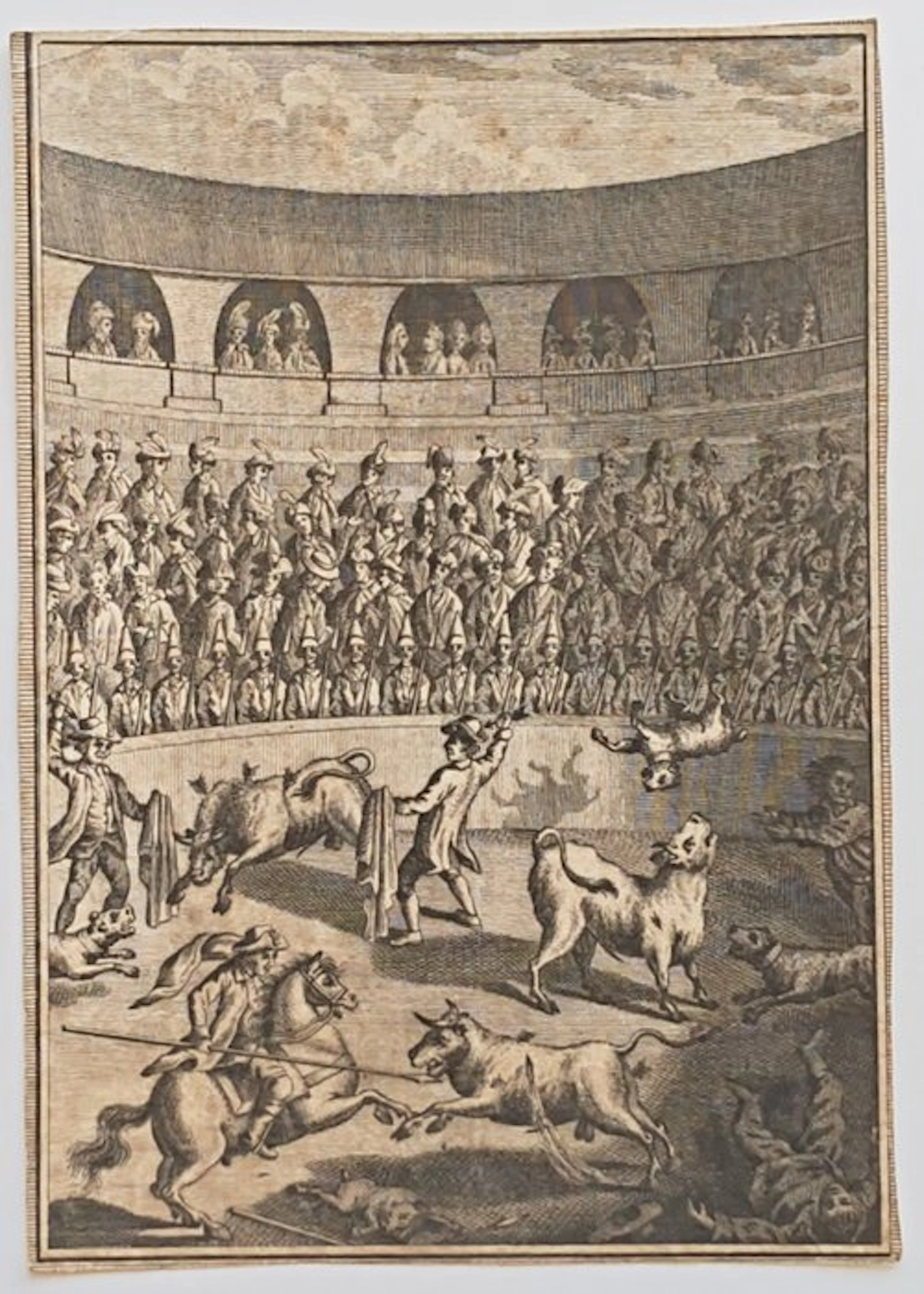 Samuel Wale (1721-1786) - Charles Grignion (1717-1810) - A Spanish Bull Fight