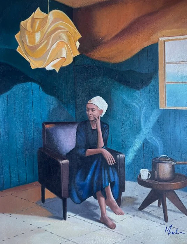 Adrien Morel (1979) - Dama dal turbante
