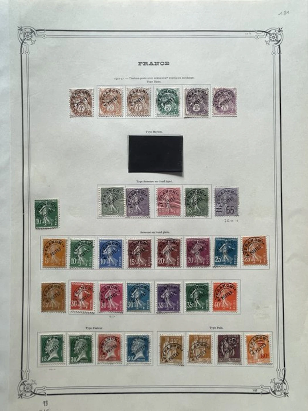 France - Préoblitérés, superbe collection de timbres